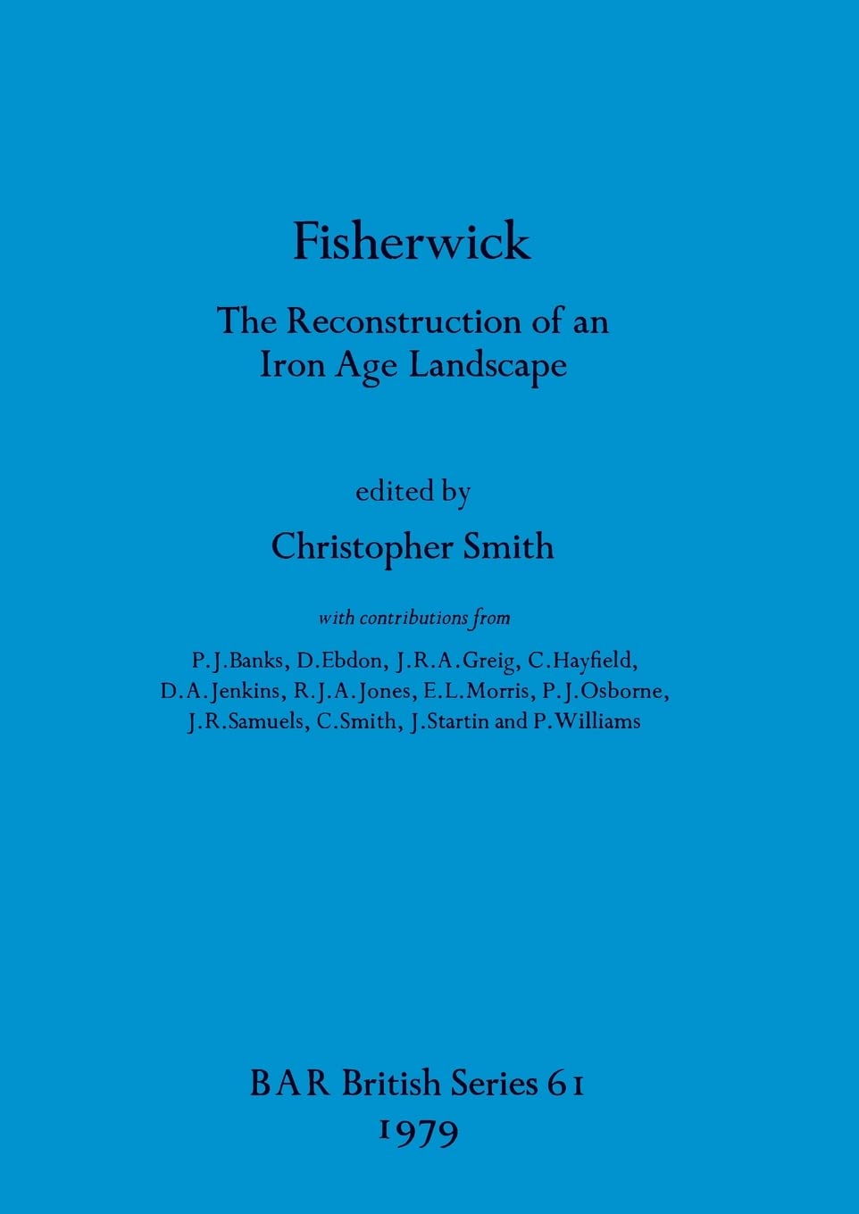 Fisherwick: The Reconstruction of an Iron Age Landscape - BAR British Series Archaeological Study | Perfect for History Enthusiasts, Academic Research & Museum Collections