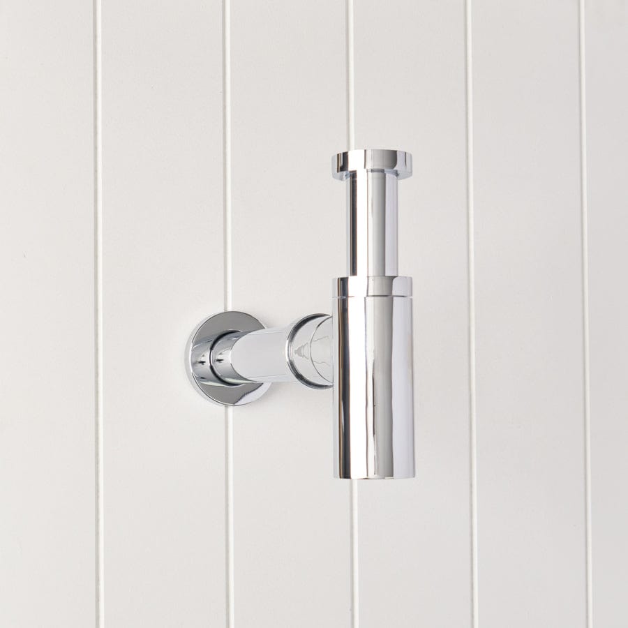 Premium Chrome Basin Bottle Trap - Durable Sink Drain Pipe for Bathroom & Kitchen - Perfect for Modern Home Plumbing & DIY Installations