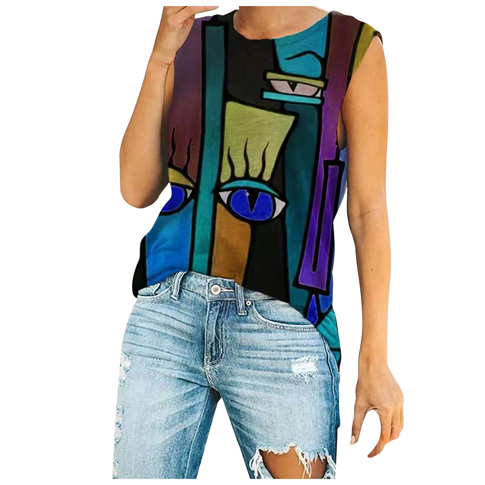 Women's Sleeveless Casual Tops - Stylish Summer Blouse for Work & Weekend Outings | Perfect for Office, Beach & Date Nights