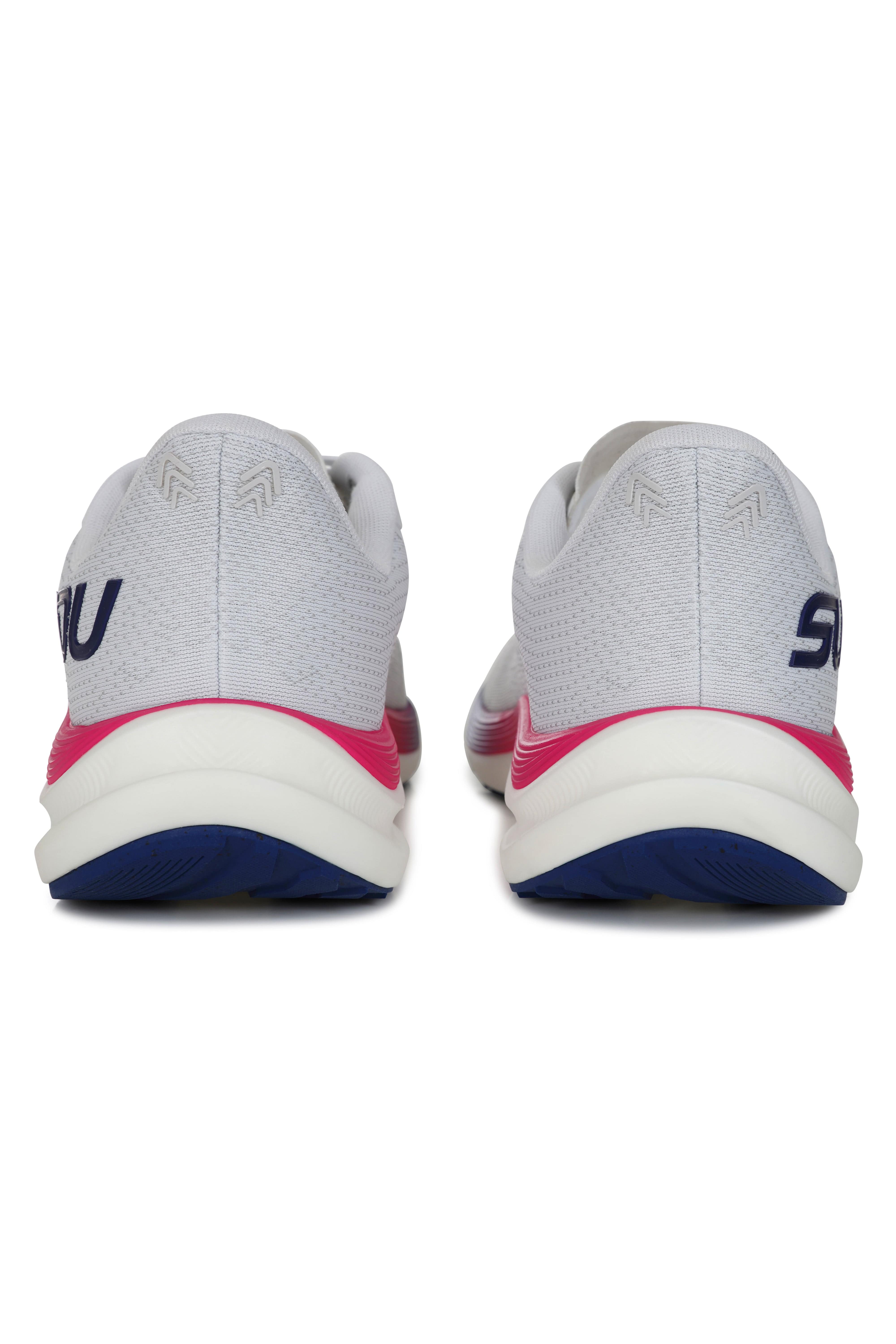 SRM 01 Running Shoes for Women - Lightweight Breathable Gym Workout Sneakers - White & Pink Color - Perfect for Jogging, Training & Fitness Activities