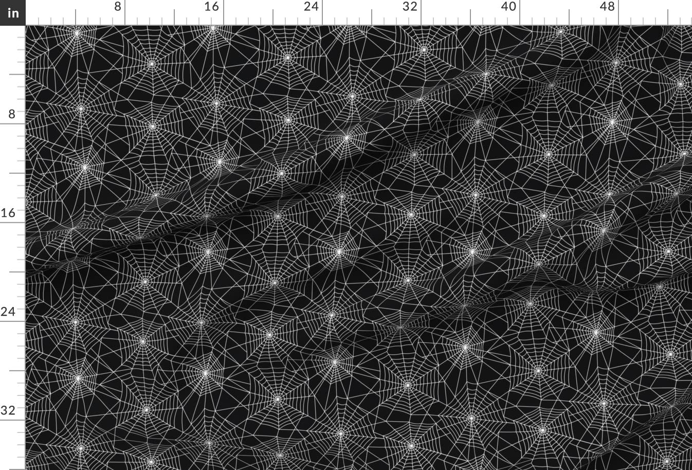 Gothic Halloween Printed Minky Fabric by The Yard - Black & White Spooky Design for Sewing Baby Blankets, Quilt Backing & Plush Toys | Soft & Durable Material for DIY Crafts, Home Decor & Costume Making