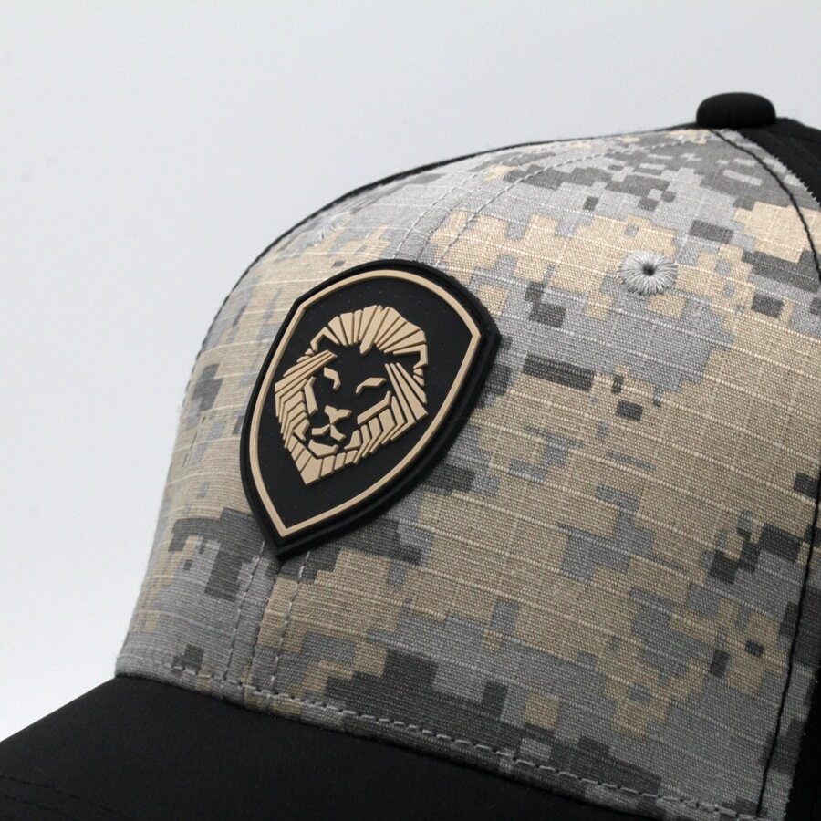 VT Shield Logo Future Looks Bright Grey Digital Camo Snapback Hat - Adjustable Baseball Cap for Men & Women - Perfect for Outdoor Sports, Casual Wear and Street Fashion