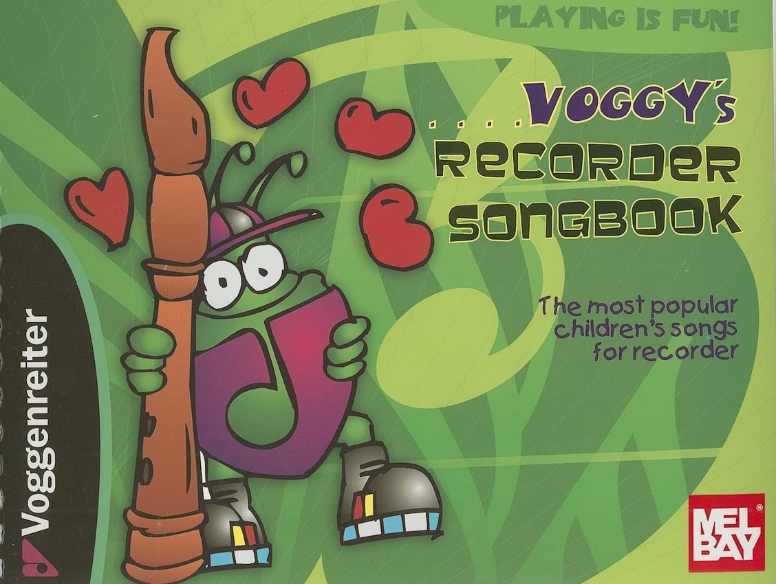 Voggy's Recorder Songbook - 50 Popular Children's Songs for Beginners | Learn to Play Classic Kids Tunes on Recorder - Perfect for Music Class, Homeschool & Family Fun