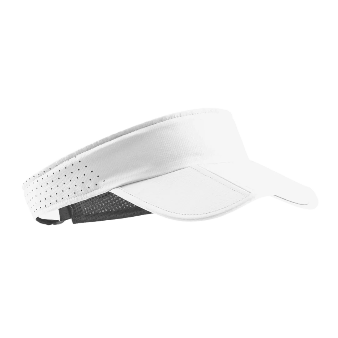 CEP Unisex Running Foldable Visor Cap - White | Lightweight Sun Protection for Men & Women | Perfect for Jogging, Hiking, Cycling & Outdoor Sports