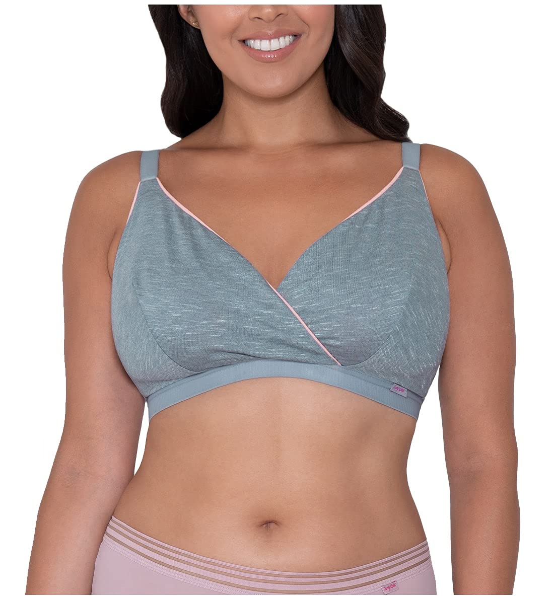 Curvy Kate In My Dreams Sleep Bralette (CK021110) - Comfortable Wireless Bra for Plus Size Women - Perfect for Nighttime & Lounge Wear