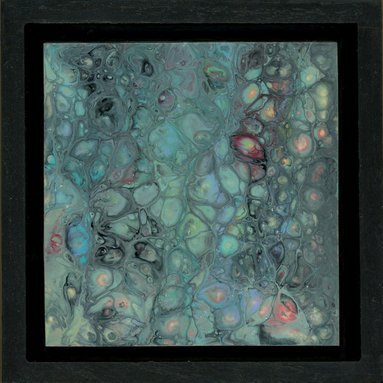 Anthony Ciambella: Framed 4x4 Acrylic on Panel Painting - Perfect for Home Decor, Office Art & Gift Giving