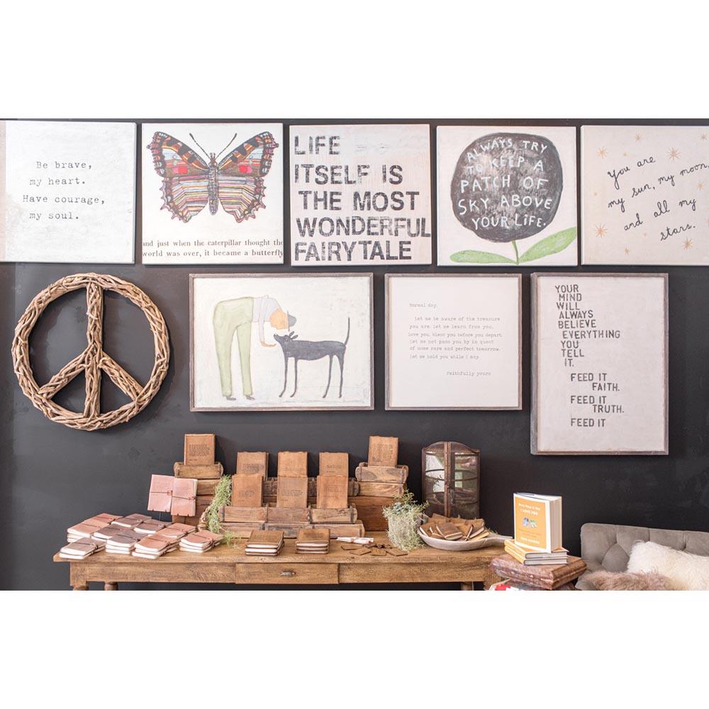 Be Brave Inspirational Wall Art Print - Motivational Quote Poster for Home, Office & Classroom Decor - Perfect for Bedroom, Living Room & Gifts