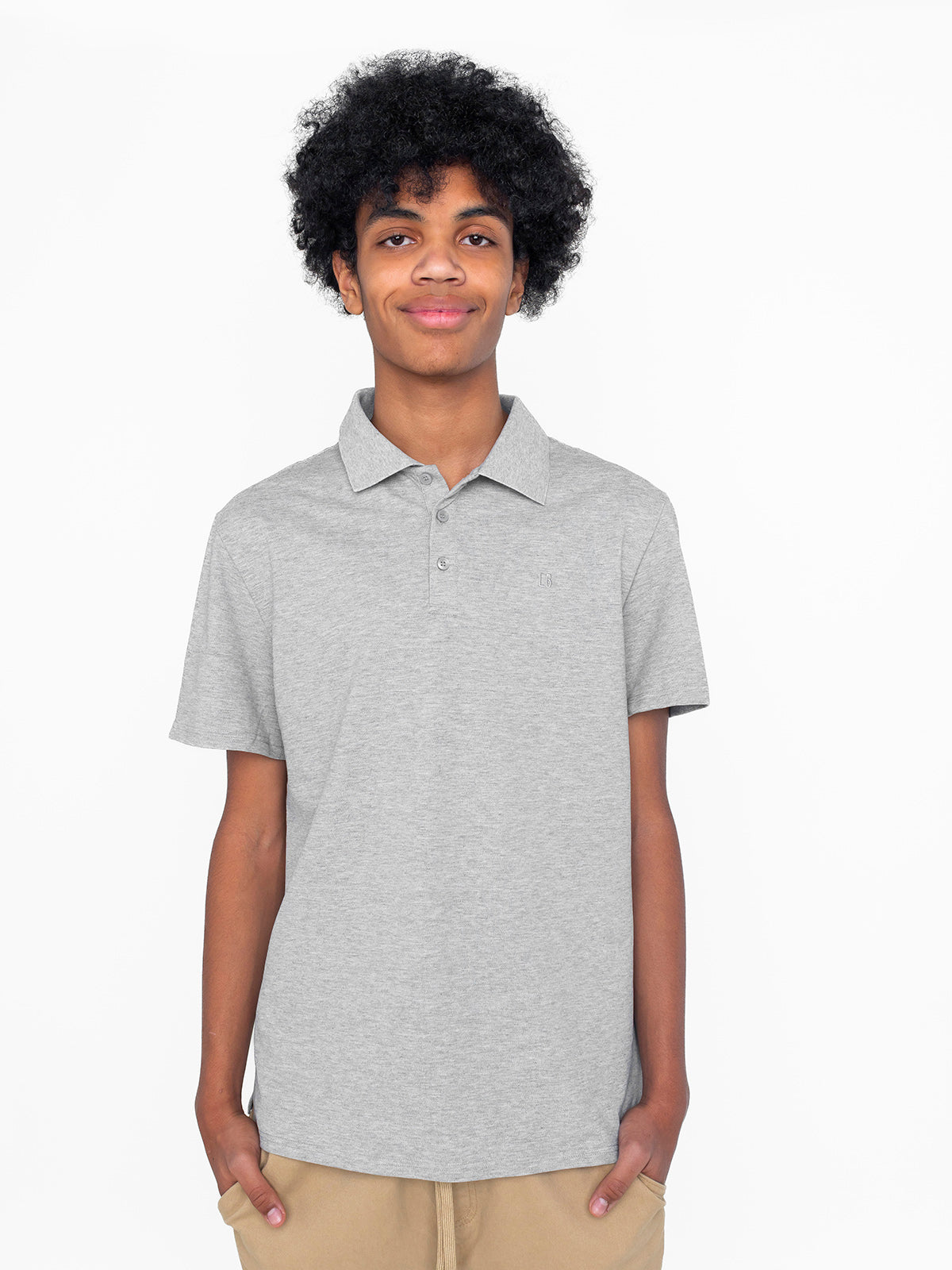 Premium Men's Classic Polo Shirt - Soft Cotton Comfort Fit Casual Wear - Grey - Perfect for Office, Golf & Everyday Outfits