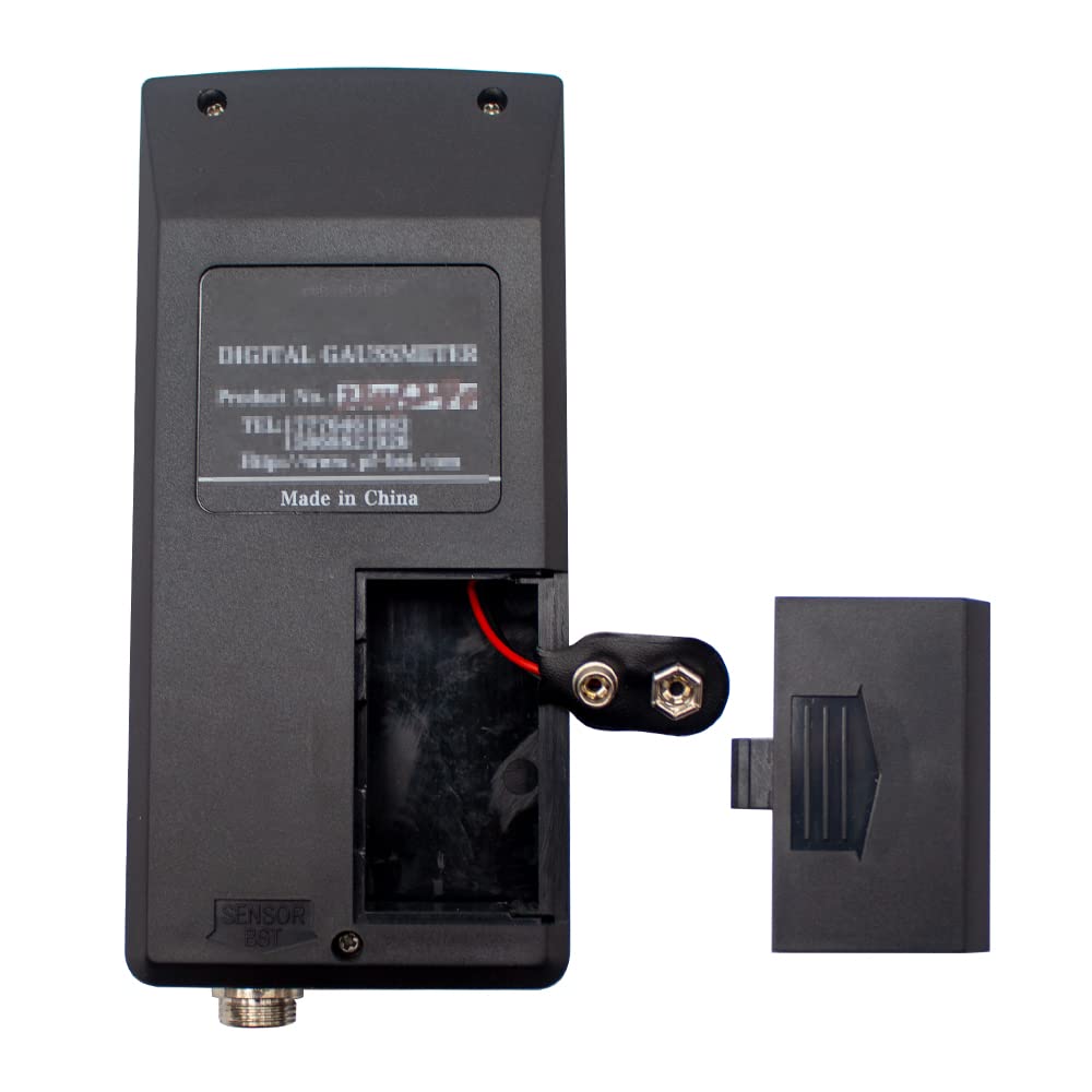 SJ200 Digital Gauss Meter - High Precision Static Magnetic Field Tesla Tester (0-200mT to 2000mT Range) with Power Adapter - Perfect for Laboratory, Industrial & Electronics Testing