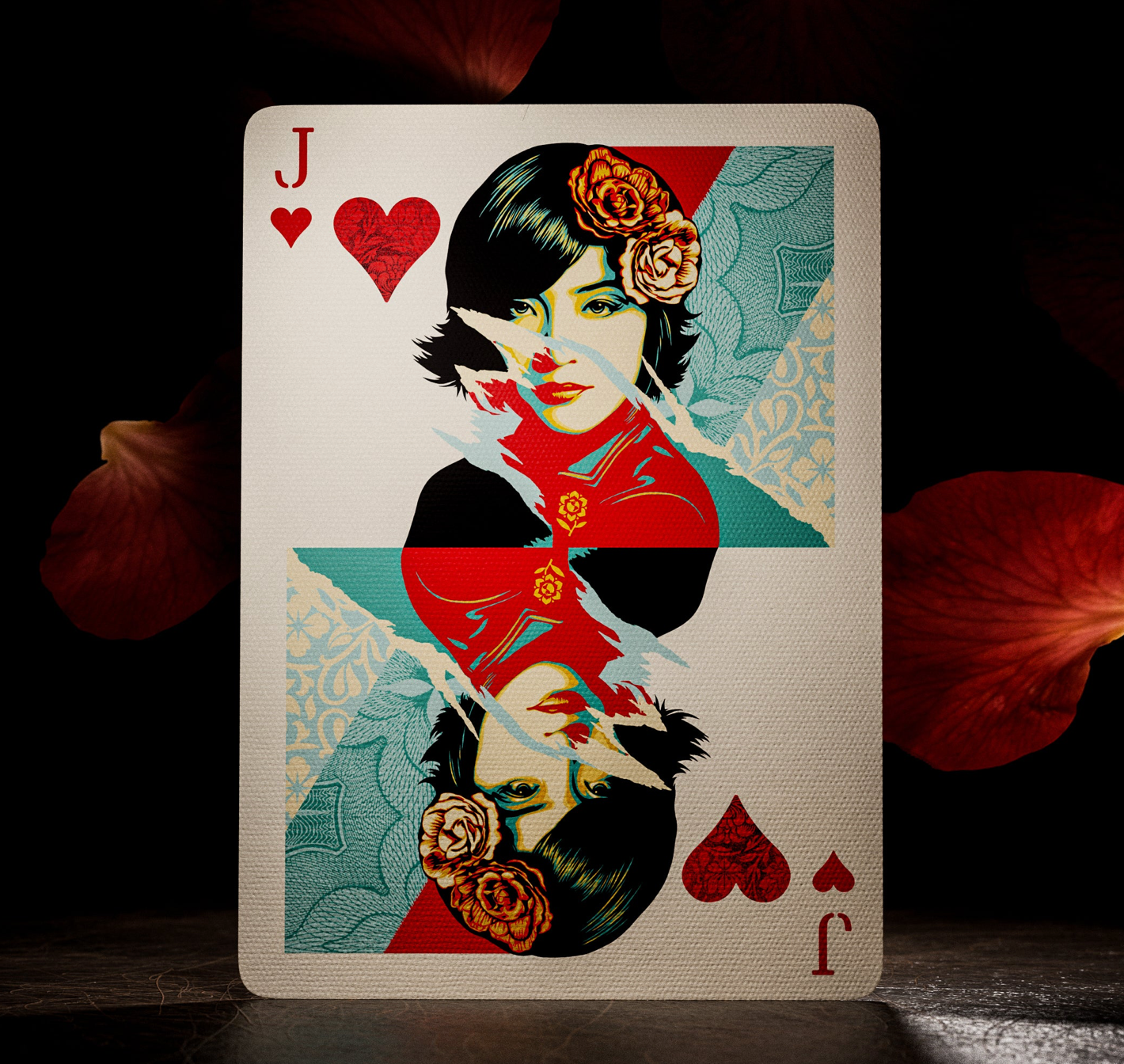 Obey Playing Cards - Premium Red Deck for Poker, Magic Tricks & Card Games | Perfect for Parties, Casino Nights & Collectors