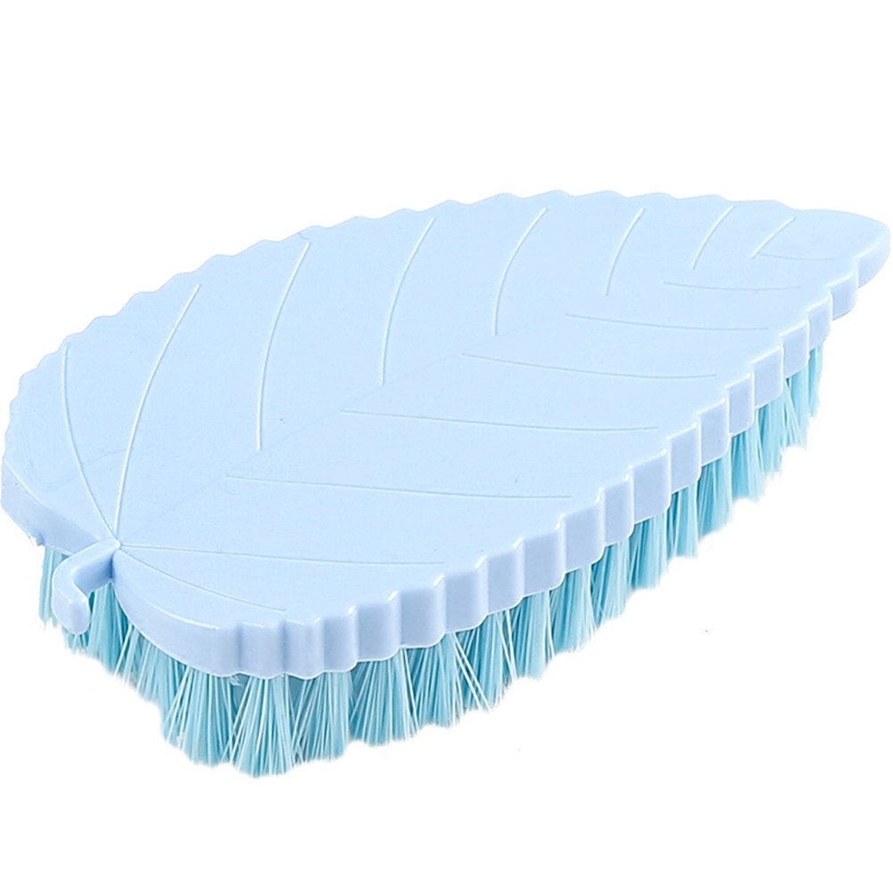 Best Soft Kitchen Laundry Brush for Clothes & Shoes - Leaf-Shaped Cleaning Brush for Delicate Fabrics, Sneakers & Household Items | Perfect for Hand Washing, Stain Removal & Gentle Cleaning