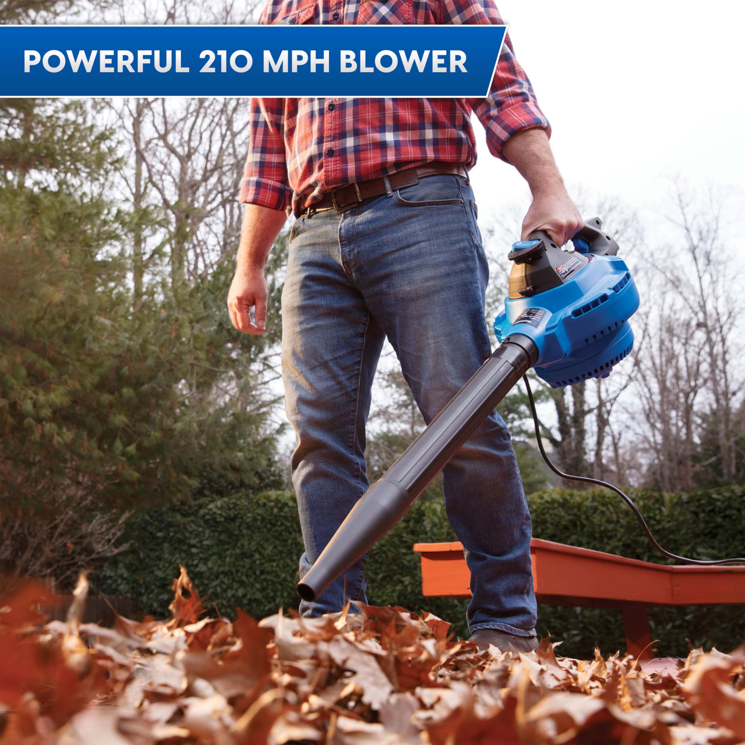 Vacmaster VBV1210 12-Gallon 5 Peak HP Wet/Dry Vacuum Cleaner with Detachable Blower - Powerful Cleaning for Home, Garage, Workshop & Construction Sites