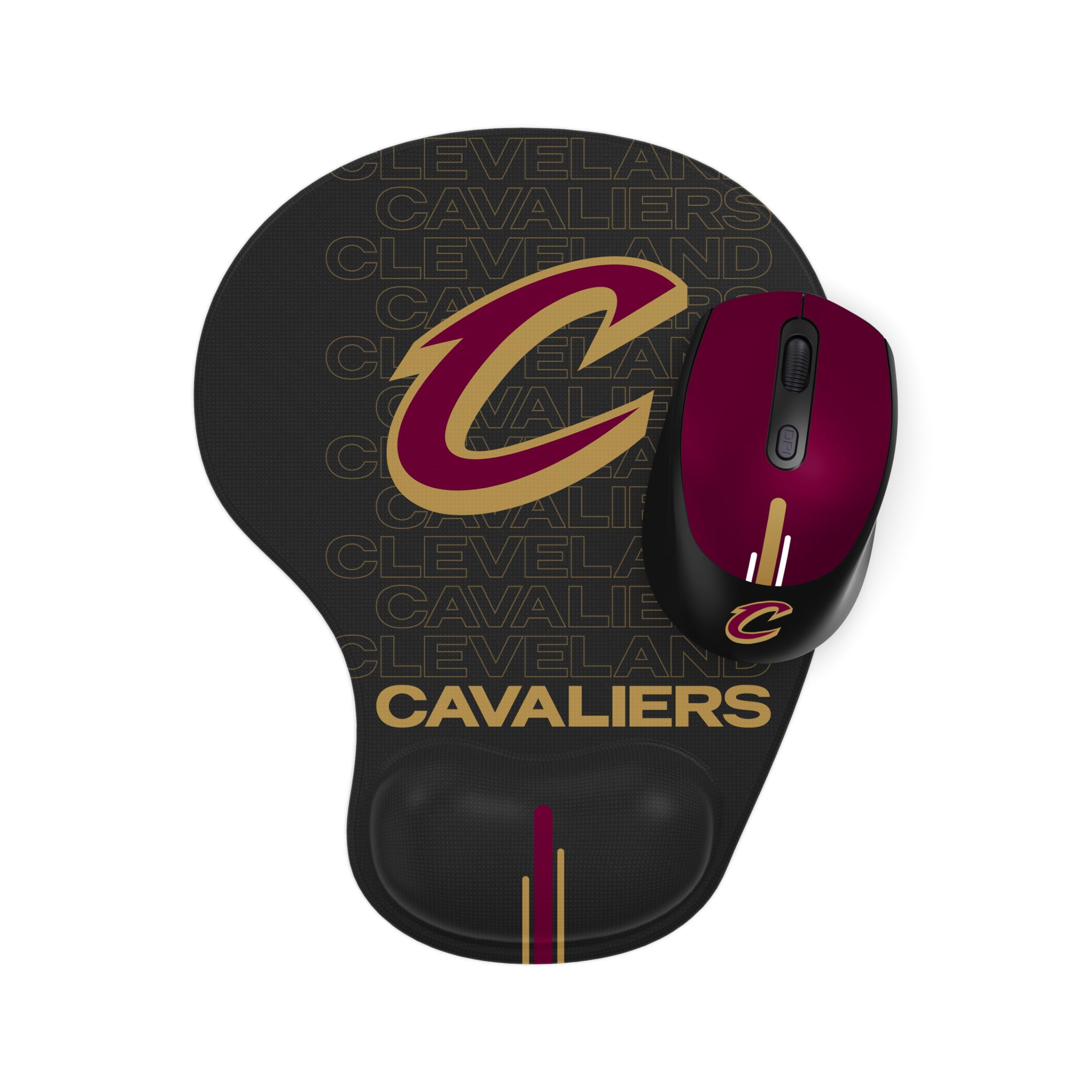 SOAR NBA Wireless Mouse and Mouse Pad Set - Ergonomic Gaming Mouse with RGB Lighting & Non-Slip Mouse Mat - Perfect for Basketball Fans, PC Gamers & Office Work