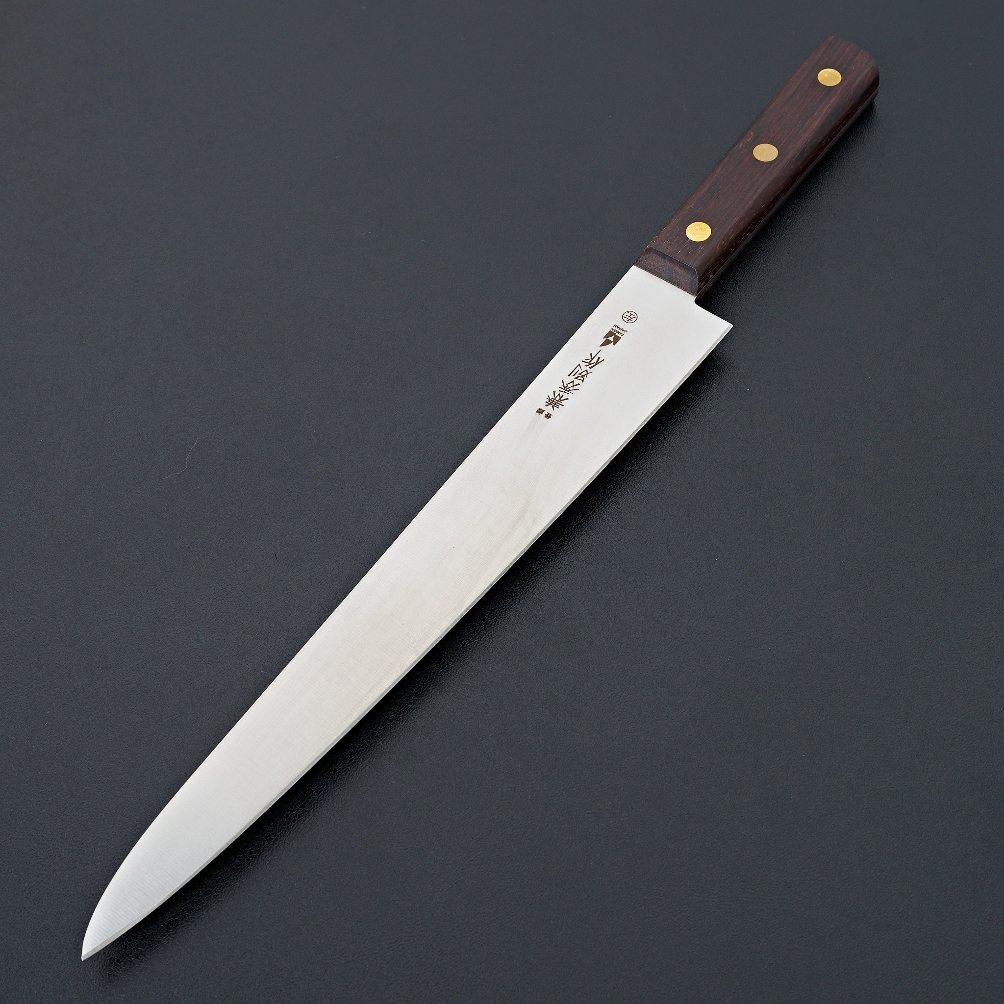 Premium Kanehide Bessaku 270mm Left-Handed Sujihiki Knife - High-Carbon Stainless Steel Blade with Ergonomic Wood Handle - Perfect for Slicing Sashimi, Roasts & Sushi Preparation