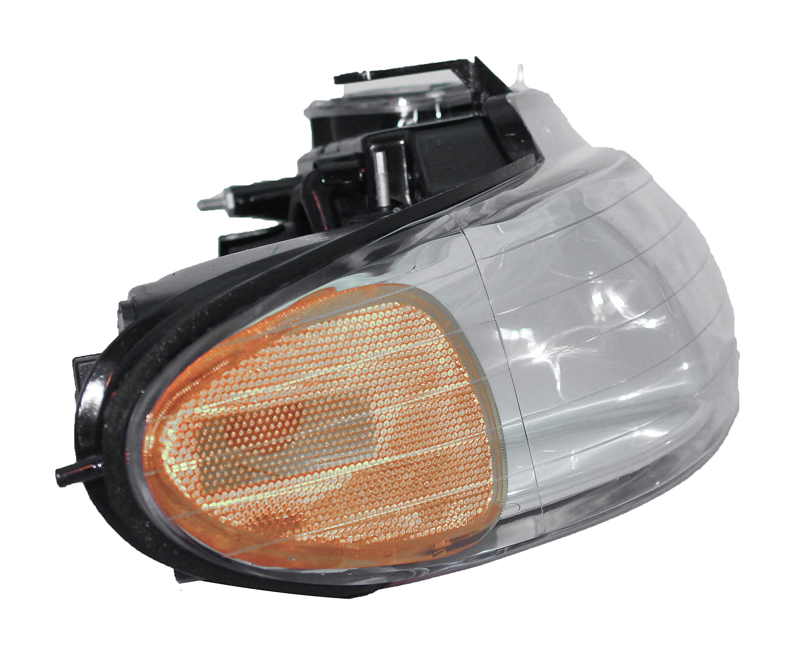 1996-1999 Dodge Caravan Plymouth Voyager Chrysler Town & Country Replacement Headlight Assembly Set - Halogen Headlamp Pair for Driver & Passenger Side - Improve Night Visibility for Safer Driving