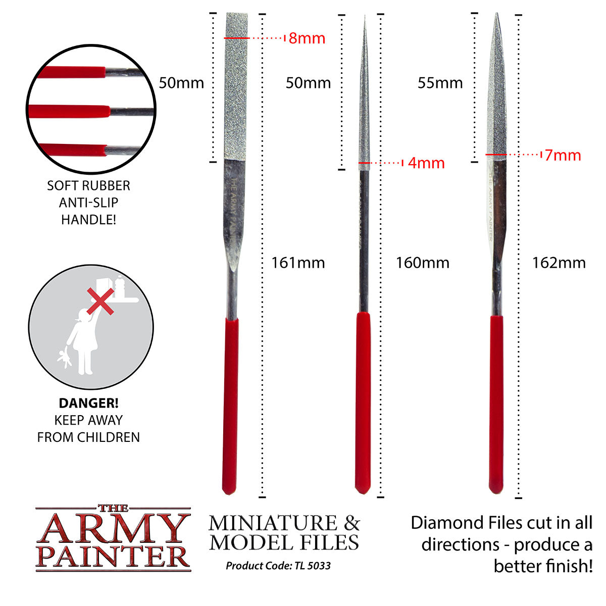 Miniature and Model Files - High Precision Tools for Miniature Crafting & DIY Projects | Perfect for Hobbyists, Model Builders & Collectors