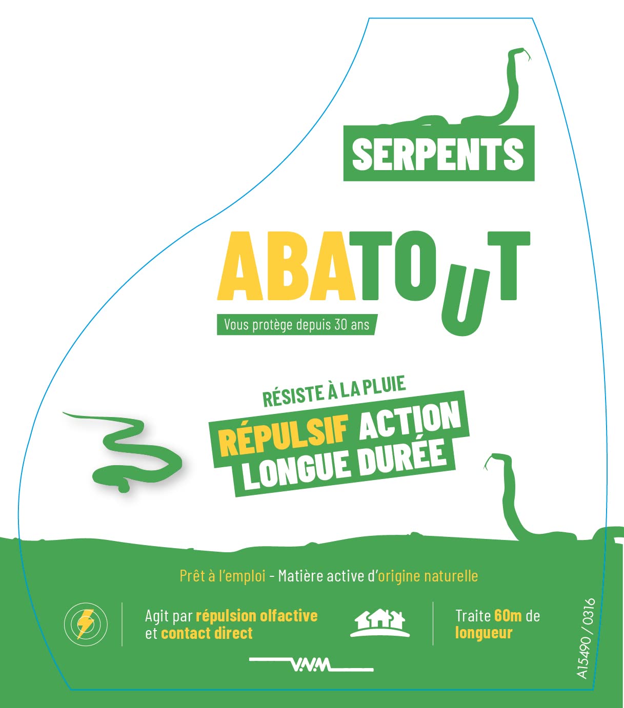 REPULS SERPENTS SPRAY - 500ml Snake Repellent for Outdoor Protection | Effective Against Snakes & Reptiles | Ideal for Gardens, Yards, and Camping Areas