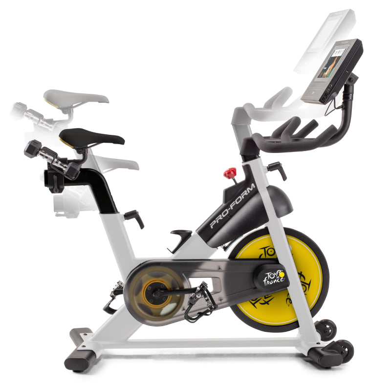 ProForm Tour De France CTC Indoor Exercise Bike - PFEX68919 | Professional Home Cycling Trainer for Cardio & Endurance Workouts | Perfect for Indoor Training, Fitness Studios & Home Gyms