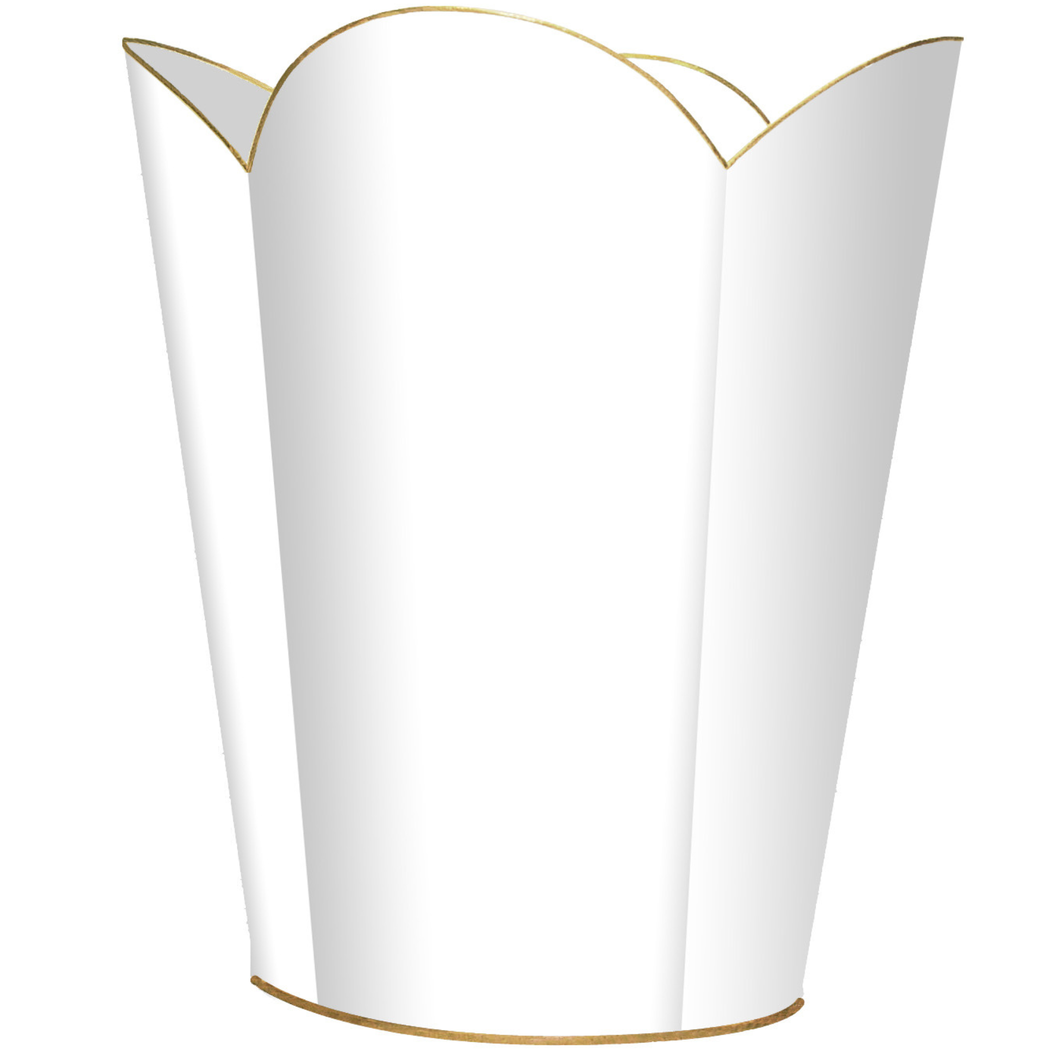 Personalized White Wastebasket with Matching Tissue Box Cover - Custom Trash Can for Home, Office & Bathroom Organization