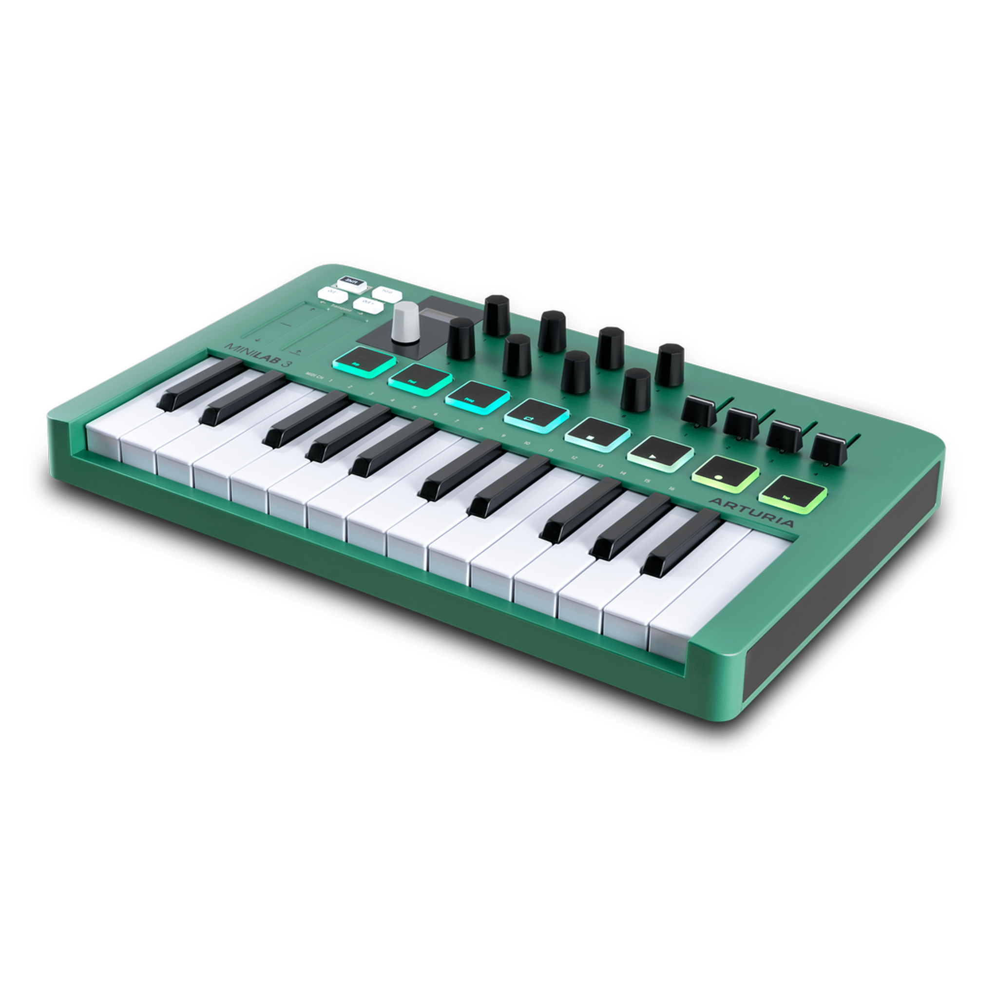 Arturia Minilab 3 25-Key MIDI Keyboard Controller - Limited Edition Mint Green | Portable Music Production for Home Studio & Live Performance