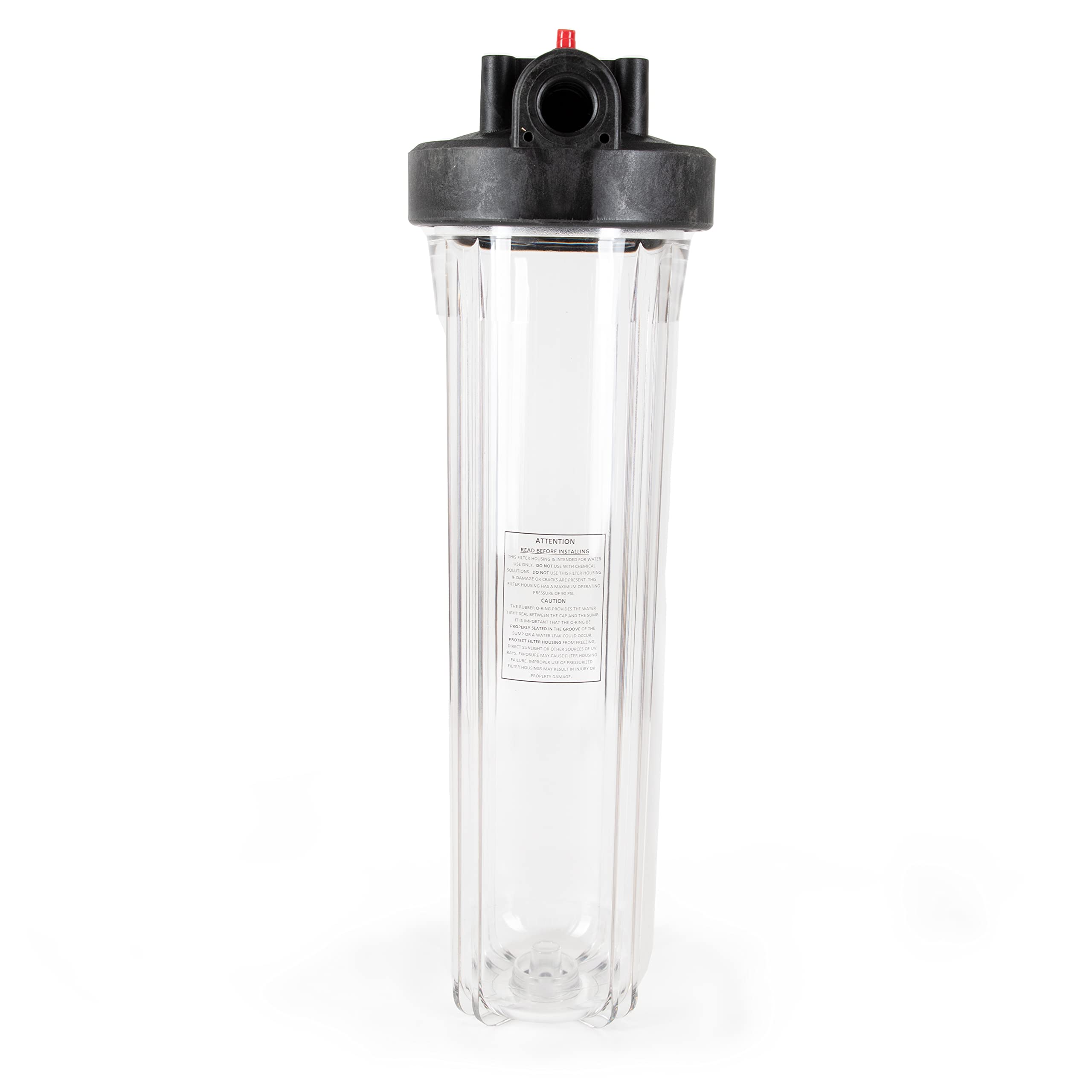 Hydronix HF45-20CLBK15 20-Inch Water Filter Housing with 1.5