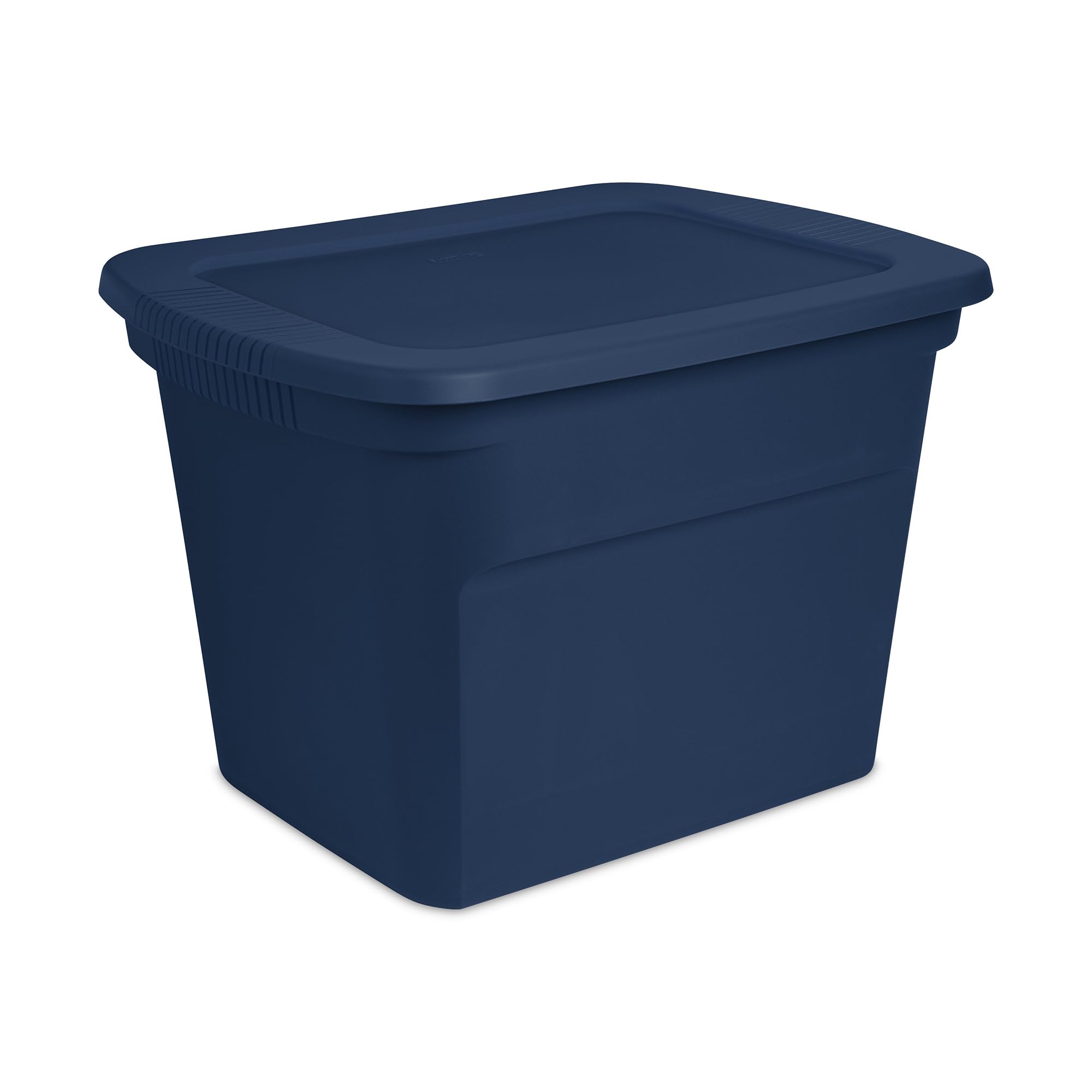 Sterilite 32-Pack 18 Gallon Plastic Storage Bins with Lids - Durable Marine Blue Tote Containers for Home Organization, Garage Storage & Moving Supplies - Perfect for Closet, Basement & Office Organization