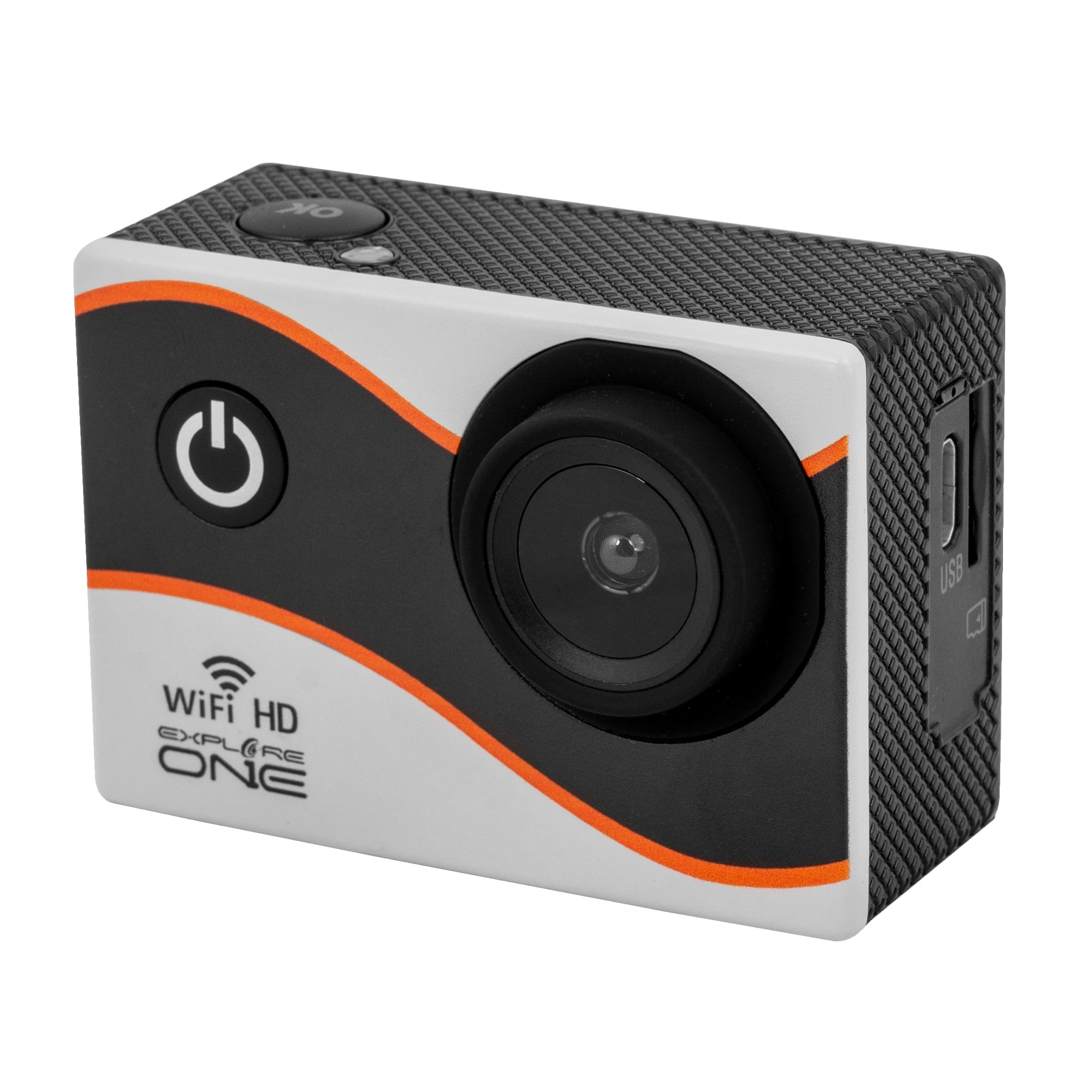 Explore One HD WiFi Action Camera - 4K Ultra HD Waterproof Sports Camera for Vlogging, Travel & Outdoor Adventures