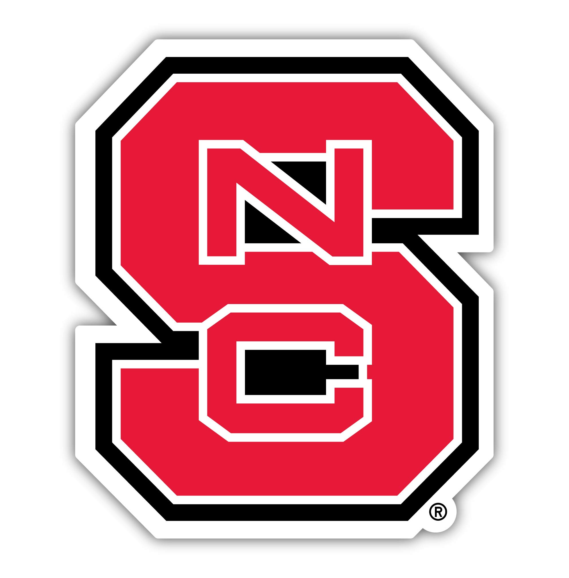NC State Wolfpack 10 Inch Vinyl Mascot Decal Sticker 4-Pack - Officially Licensed College Stickers for Cars, Laptops & Windows - Perfect for Game Day & School Spirit