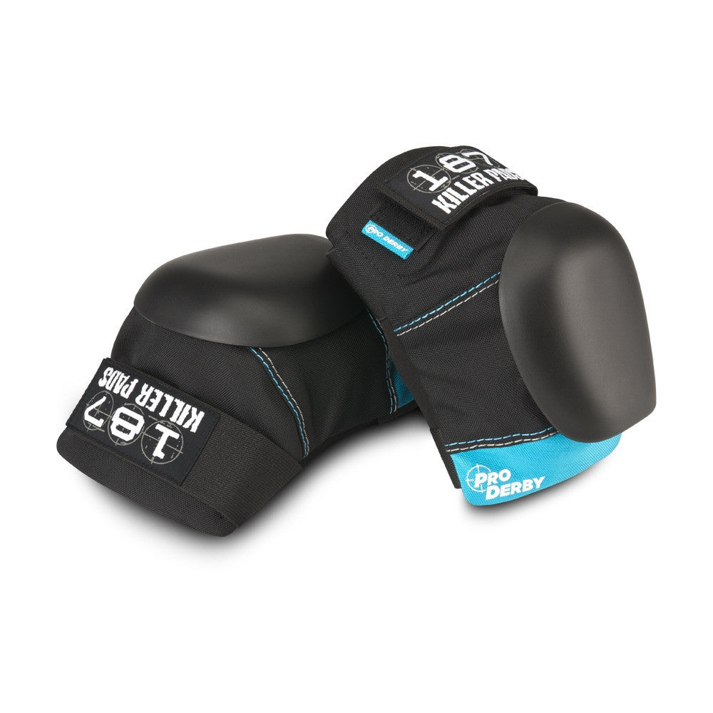 187 Pro Derby Knee Pads - High Impact Protection for Roller Derby, Skateboarding & Extreme Sports - Durable & Comfortable Knee Guards for Athletes