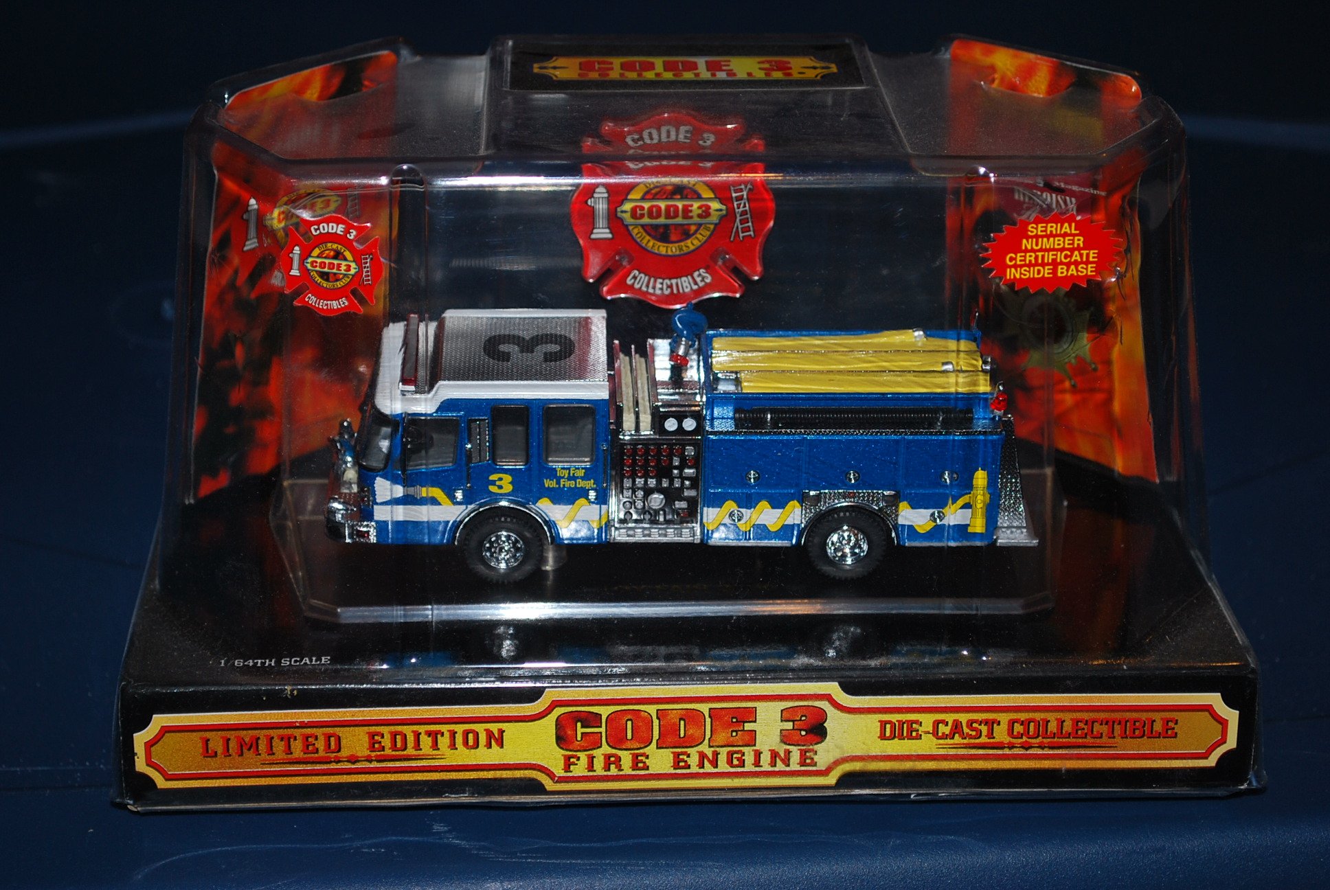 Toy Fair VFD Engine 3 Blue - Miniature Engine Model for Collectors & Hobbyists - Perfect for Display, STEM Education & DIY Projects