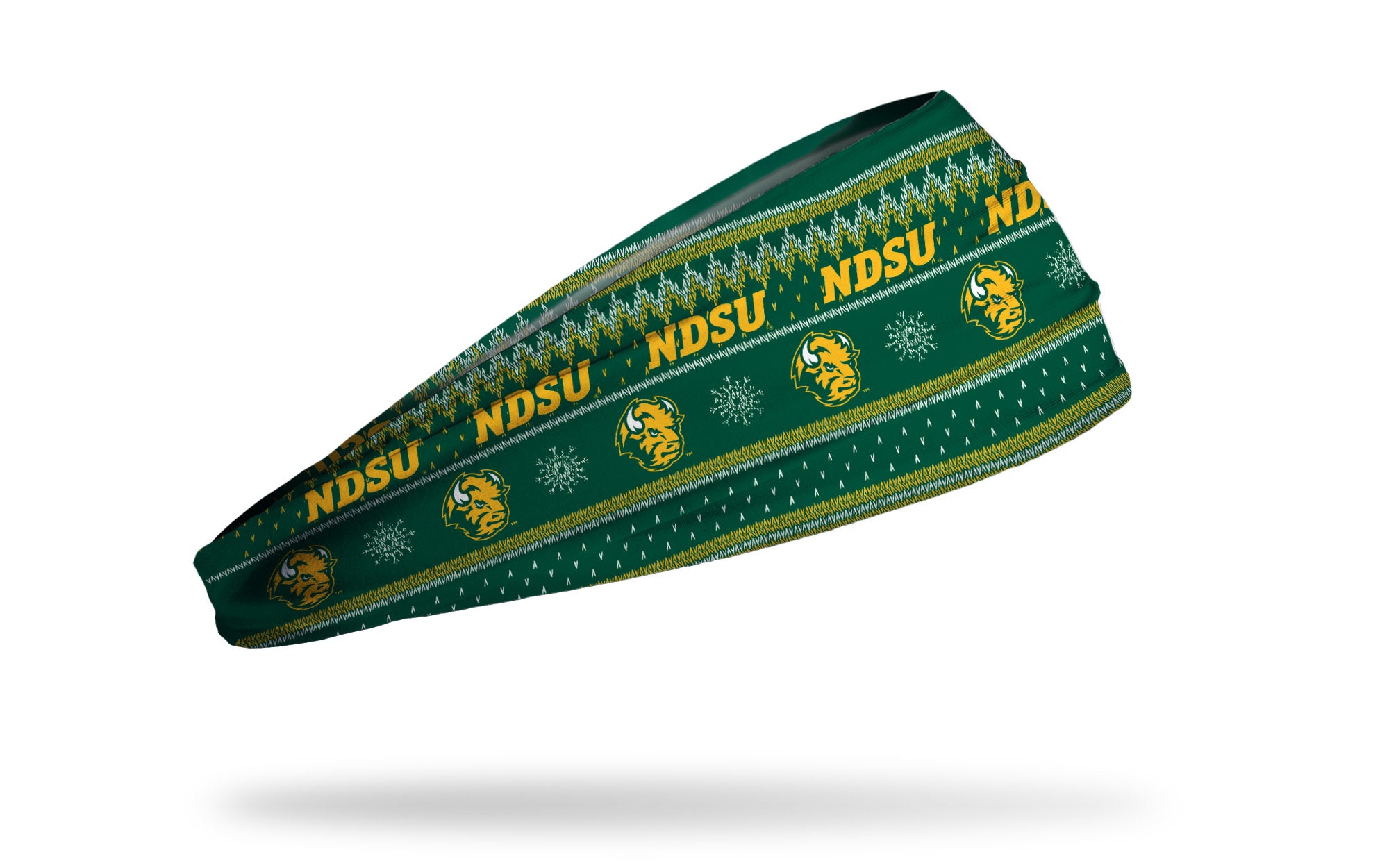 North Dakota State University Winter Break Big Bang Lite Headband - Warm Fleece Headband for Women & Men - Perfect for Skiing, Running, and Cold Weather Activities