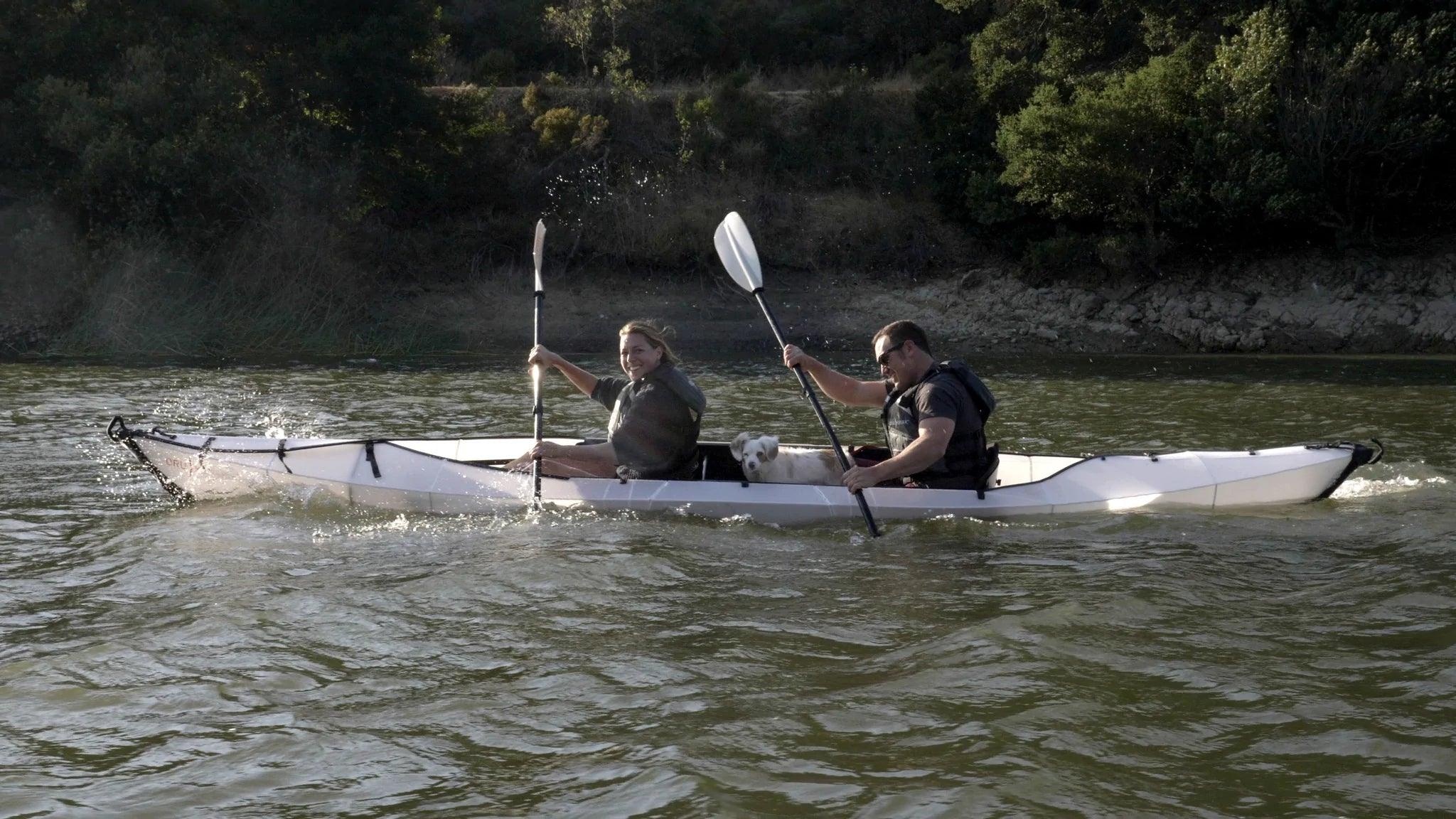 Oru Haven TT Kayak - Lightweight Foldable Kayak for Travel & Adventure | Portable Kayak for Lakes, Rivers & Coastal Waters | Perfect for Camping, Fishing & Outdoor Exploration