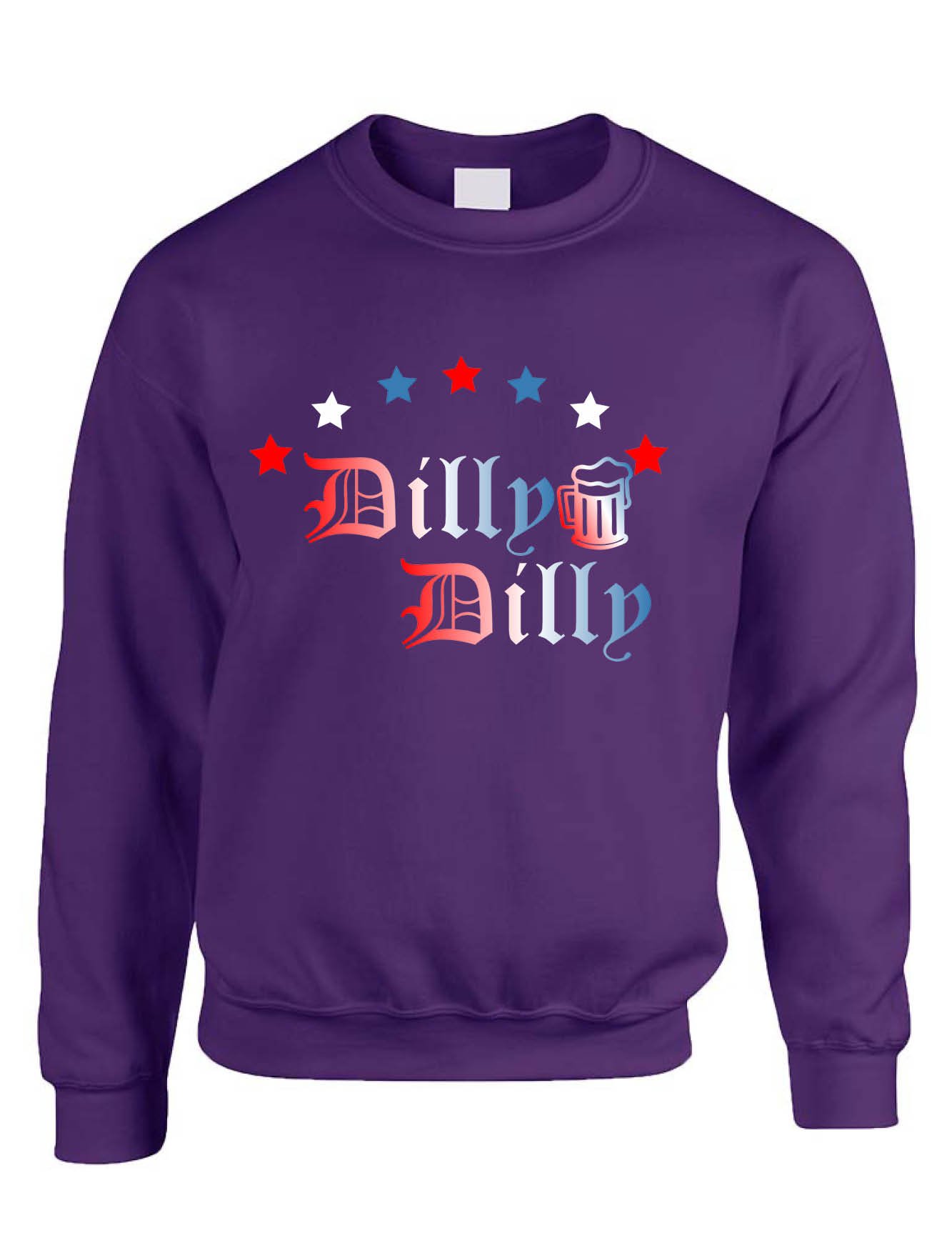 ALLNTRENDS Patriotic USA Flag Graphic Sweatshirt for Men & Women - 4th of July, Independence Day, American Pride Apparel - Perfect for BBQ Parties, Tailgating & Holiday Celebrations