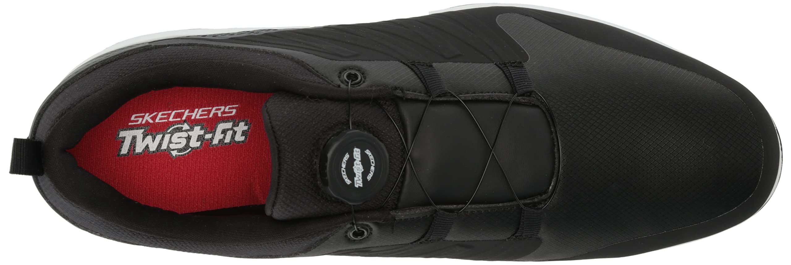 Skechers Men's Torque Twist Waterproof Golf Shoes - Comfortable & Durable Spiked Golf Footwear for All-Weather Performance on the Course