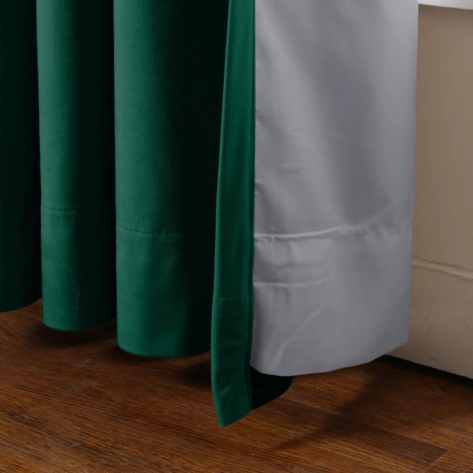 Luxury Velvet Pinch Pleat Thermal Blackout Curtains - Insulated Drapes for Bedroom & Living Room - Noise Reducing & Energy Efficient Window Treatments