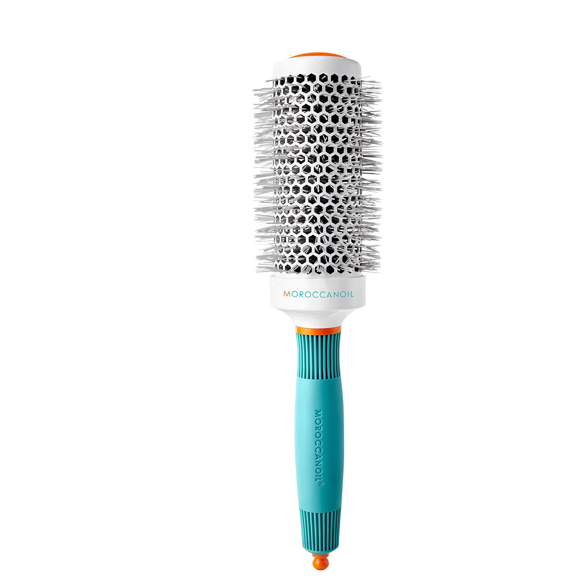 Moroccanoil Ceramic Round Hair Brush for Smoothing & Styling - Perfect for Blowouts, Salon-Quality Results at Home
