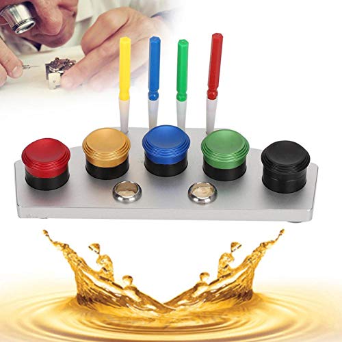 Professional Metal Watch Oiler Kit - Precision Watch Repair Tool Set with Oil Dip for Watchmakers & Jewelers | Ideal for Watch Cleaning, Sewing Machine Maintenance & Bike Derailleur Lubrication (Model 02#)