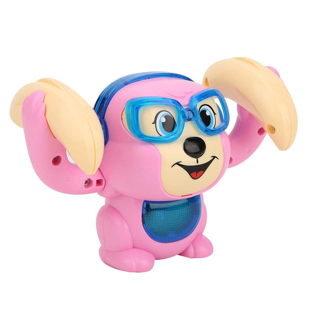 Interactive Voice Control Dancing Monkey Toy - Singing, 360° Rolling & Touch Induction Electric Toy for Kids & Toddlers (Pink) | Perfect Birthday Gift & Fun Learning Playtime Companion