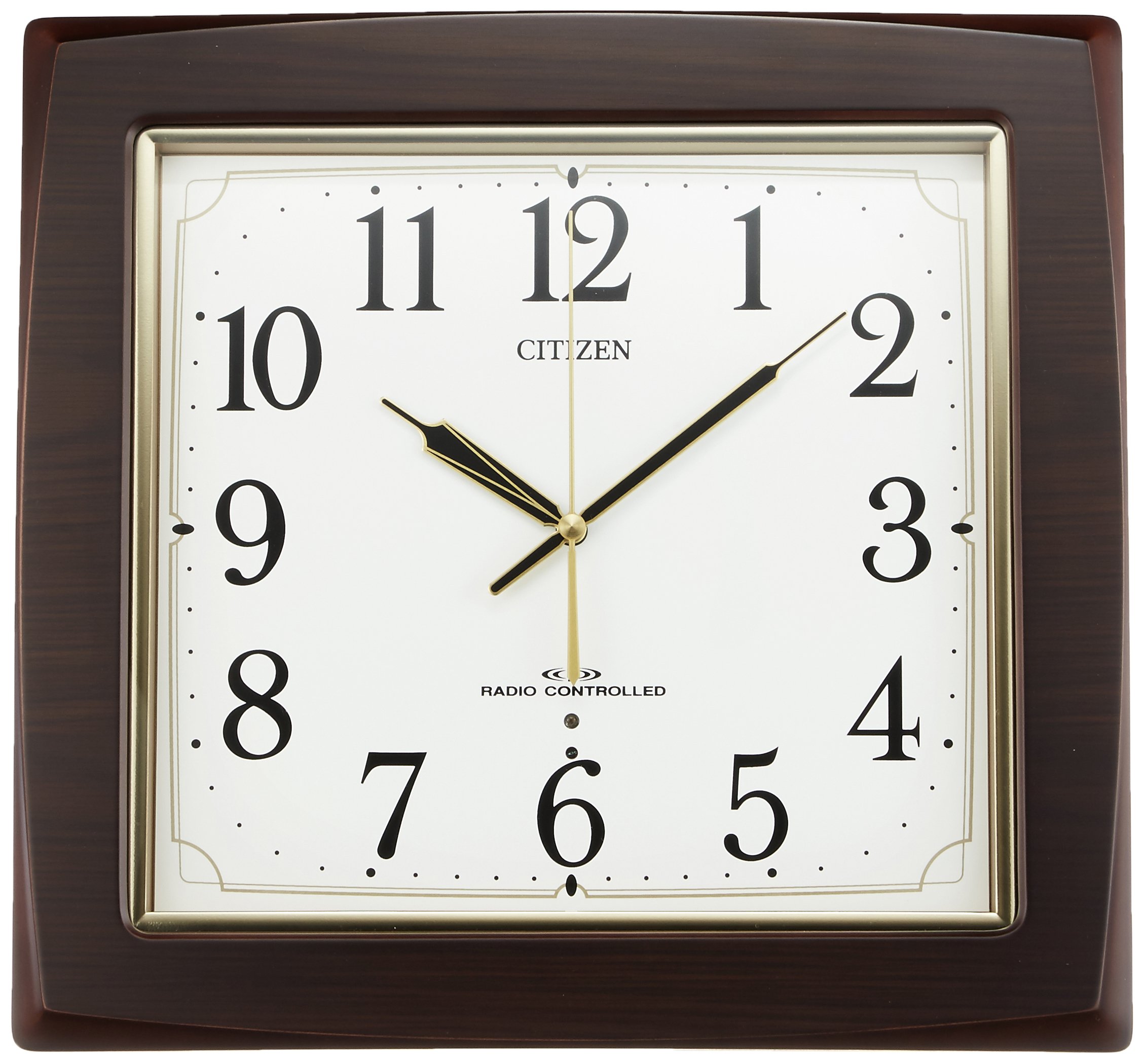 Citizen Murina Asuka Wall Clock with Radio Control - 8MY455-006 | Modern Digital Alarm Clock for Home, Office & Bedroom | Accurate Timekeeping with Automatic Time Adjustment