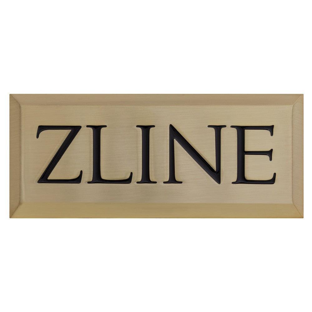 ZLINE Autograph Edition Champagne Bronze Badge - Premium Metal Emblem for Cars, Trucks & Motorcycles - Perfect for Customization & Personalization