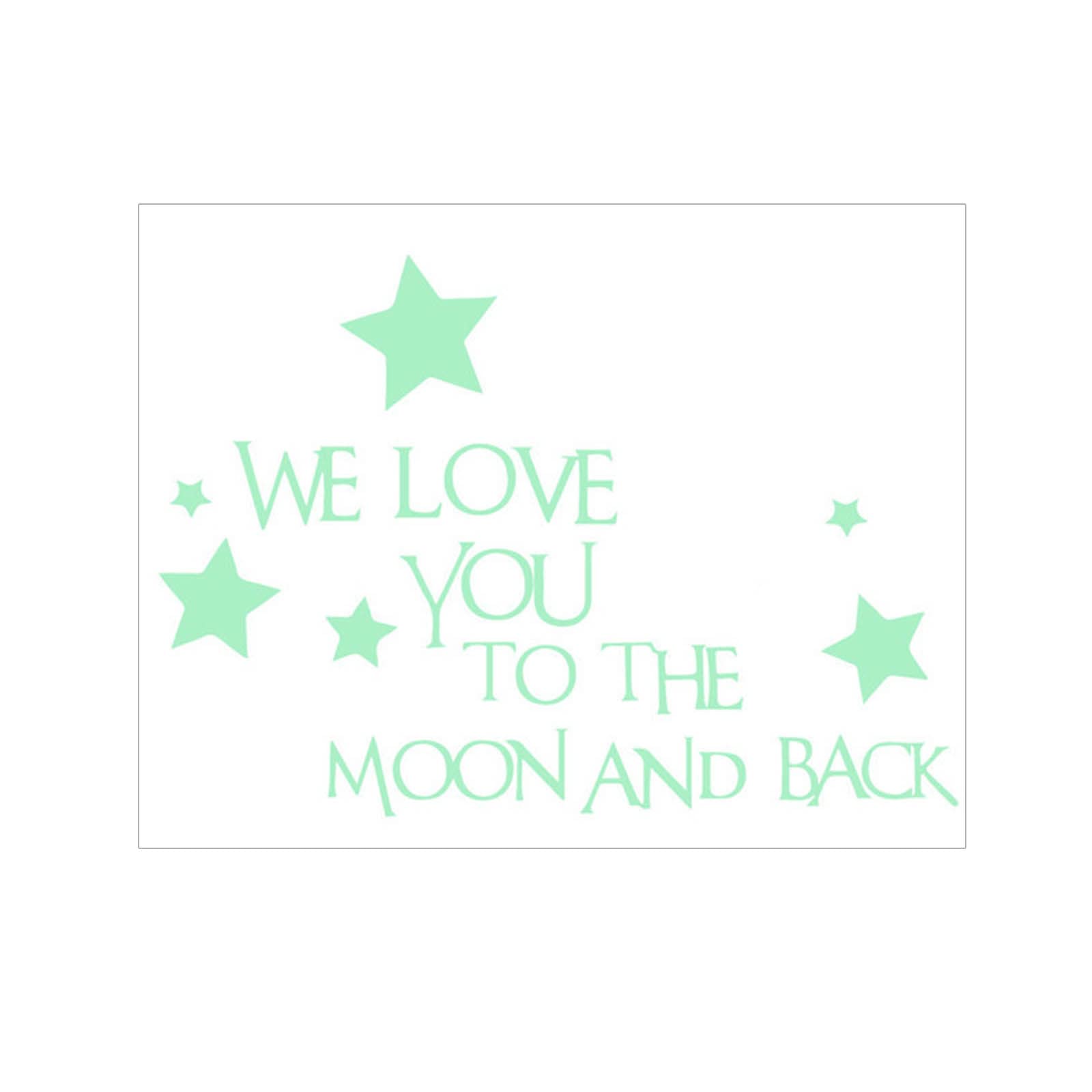 Glow in the Dark Wall Stickers - Alphabet Letters & Star Decals for Kids Room Decor | Flower & Celestial Nursery Wall Art | Perfect for Bedroom, Playroom & Dorm Room Lighting