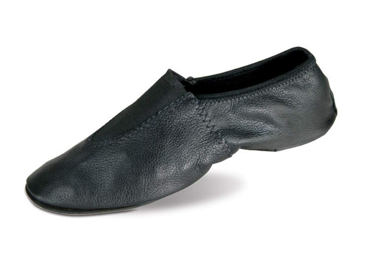 Best Girls Leather Gymnastic Shoes for Dance & Cheerleading - Non-Slip Flexible Ballet Slippers for Kids Gymnastics, Dance Practice & Performance