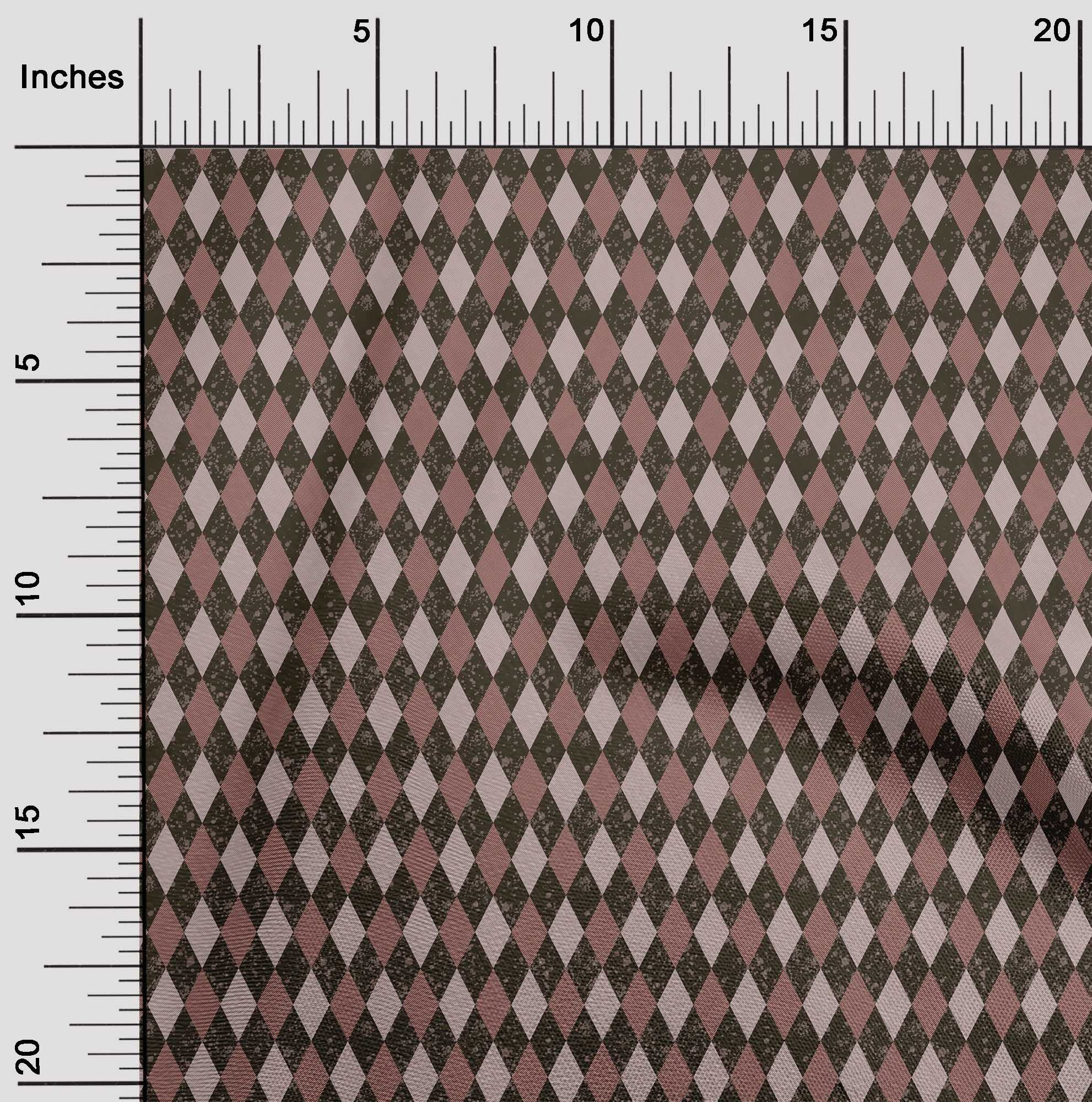 Velvet Dark Chocolate Fabric for Argyle Craft Projects - 58 Inch Wide Decor Fabric