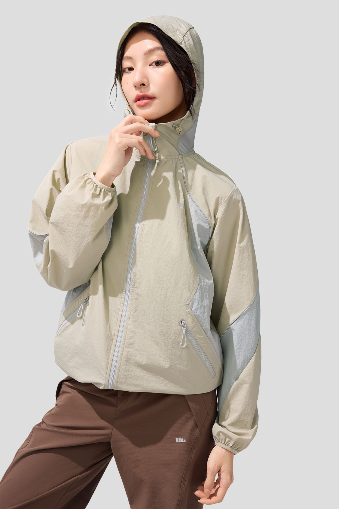 Women's Waterproof Rain Jacket with UPF 100+ Sun Protection - Lightweight Windbreaker for Hiking, Travel & Outdoor Activities