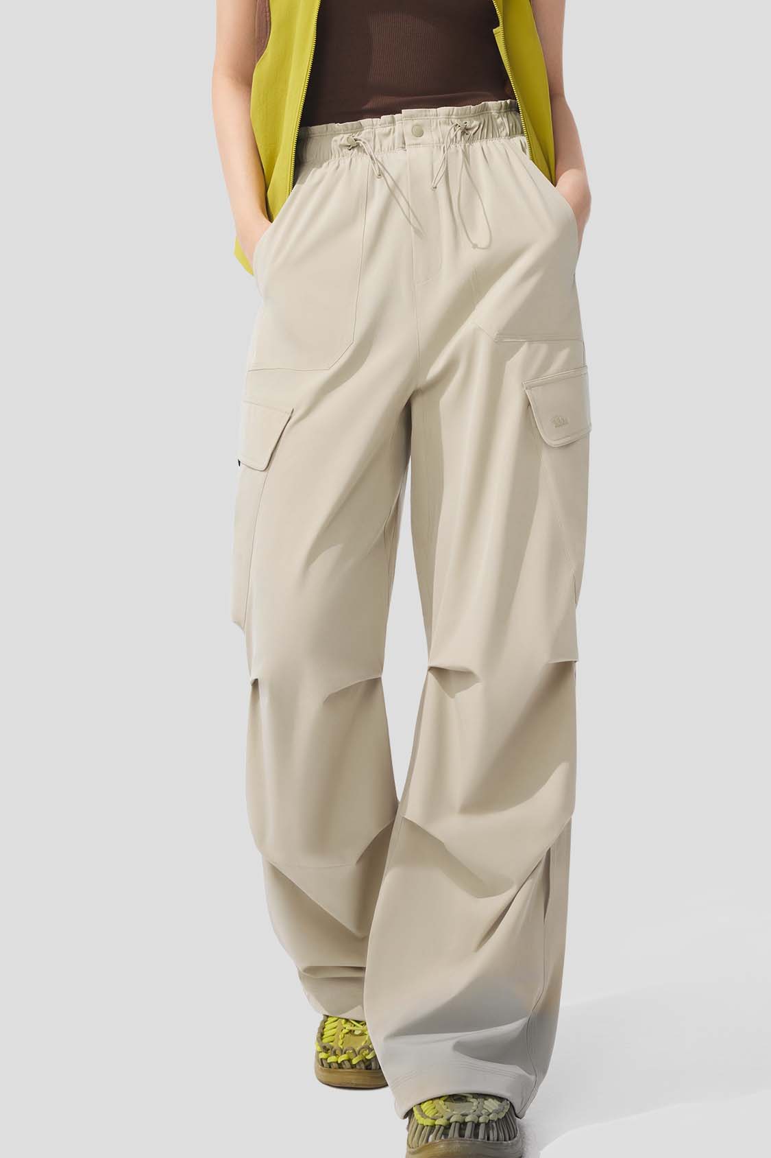 Glide Women's Water Repellent UPF50+ Parachute Pants - Lightweight Hiking, Travel & Outdoor Adventure Pants for Women