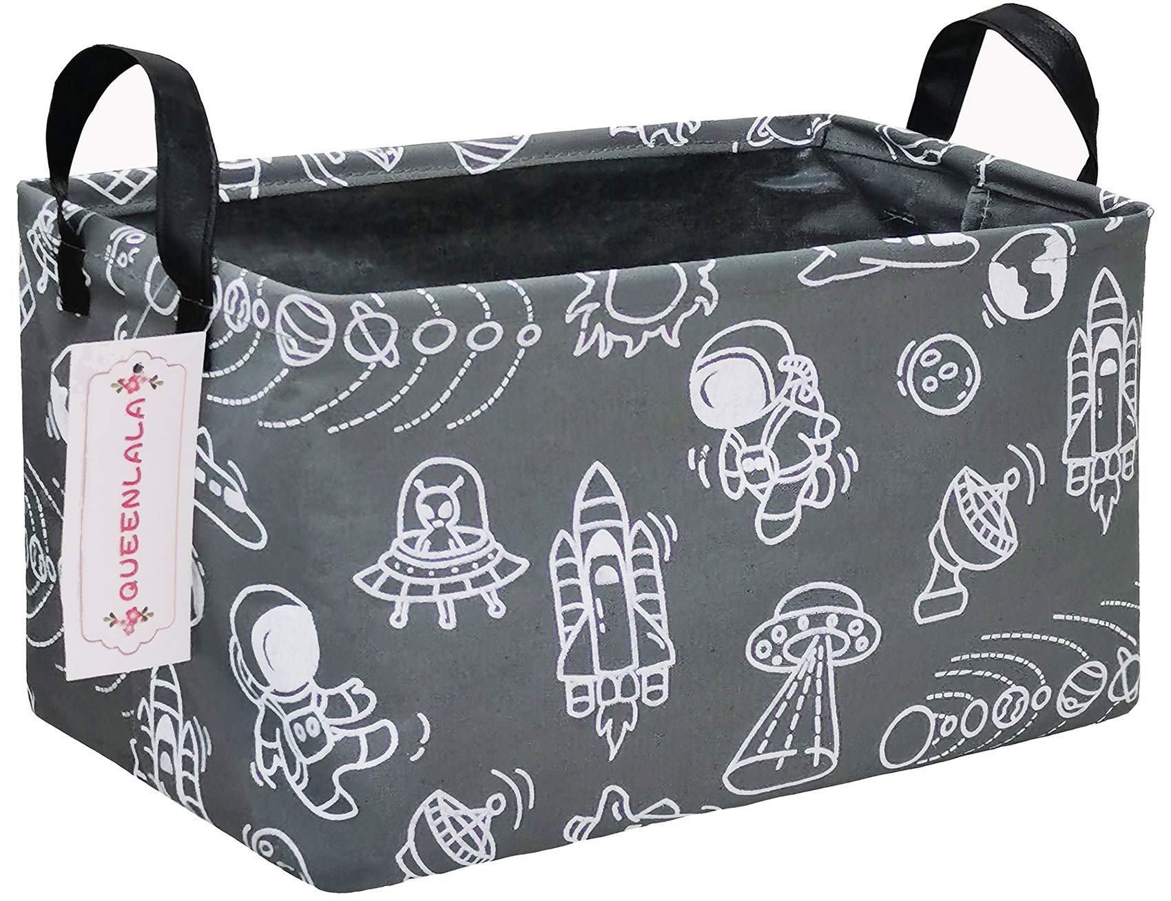 Foldable Rectangular Laundry Hamper Basket - Space Grey Storage Organizer for Nursery, Bedroom, Office & Closet | Perfect for Kids' Toys, Clothes & Home Organization | Durable & Space-Saving Design