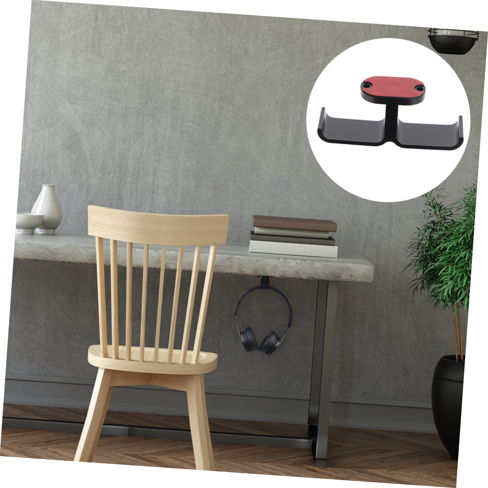 Hemobllo 4-Pack Headphone Stand - Adjustable Headset Hook & Earphone Hanger for Gaming, Office & Home Desk Organization - Perfect for Computer, PS5, Xbox & Workstation Setup