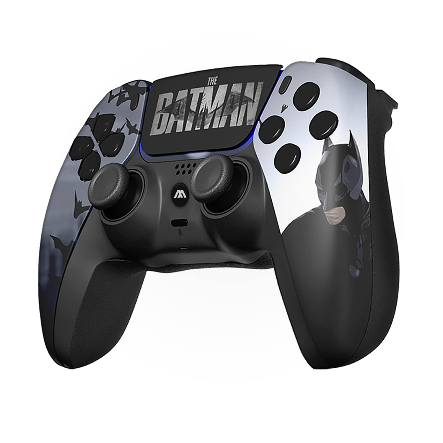 MODDEDZONE Wireless Gaming Controller for PS5 & PC - Custom Rapid Fire, Anti-Recoil & Smart Macros via App Control | Enhanced FPS Gaming Performance | Perfect for Call of Duty, Fortnite & Competitive Play (Bat Edition)