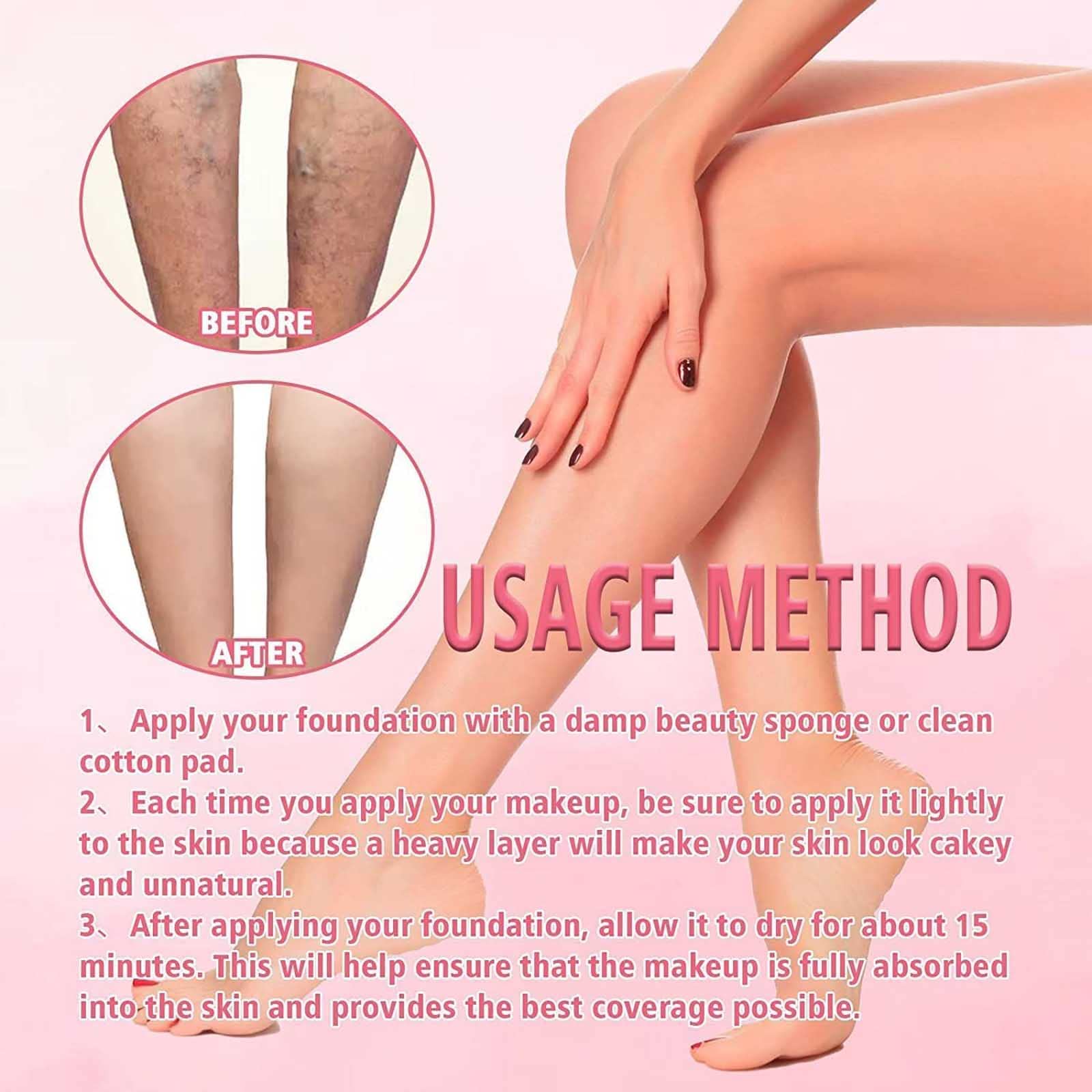 Waterproof Body Makeup Foundation - Best Tattoo Cover Up Makeup for Blemishes, Scars & Tattoos | Long-Lasting, Full Coverage for Weddings, Photos & Everyday Wear
