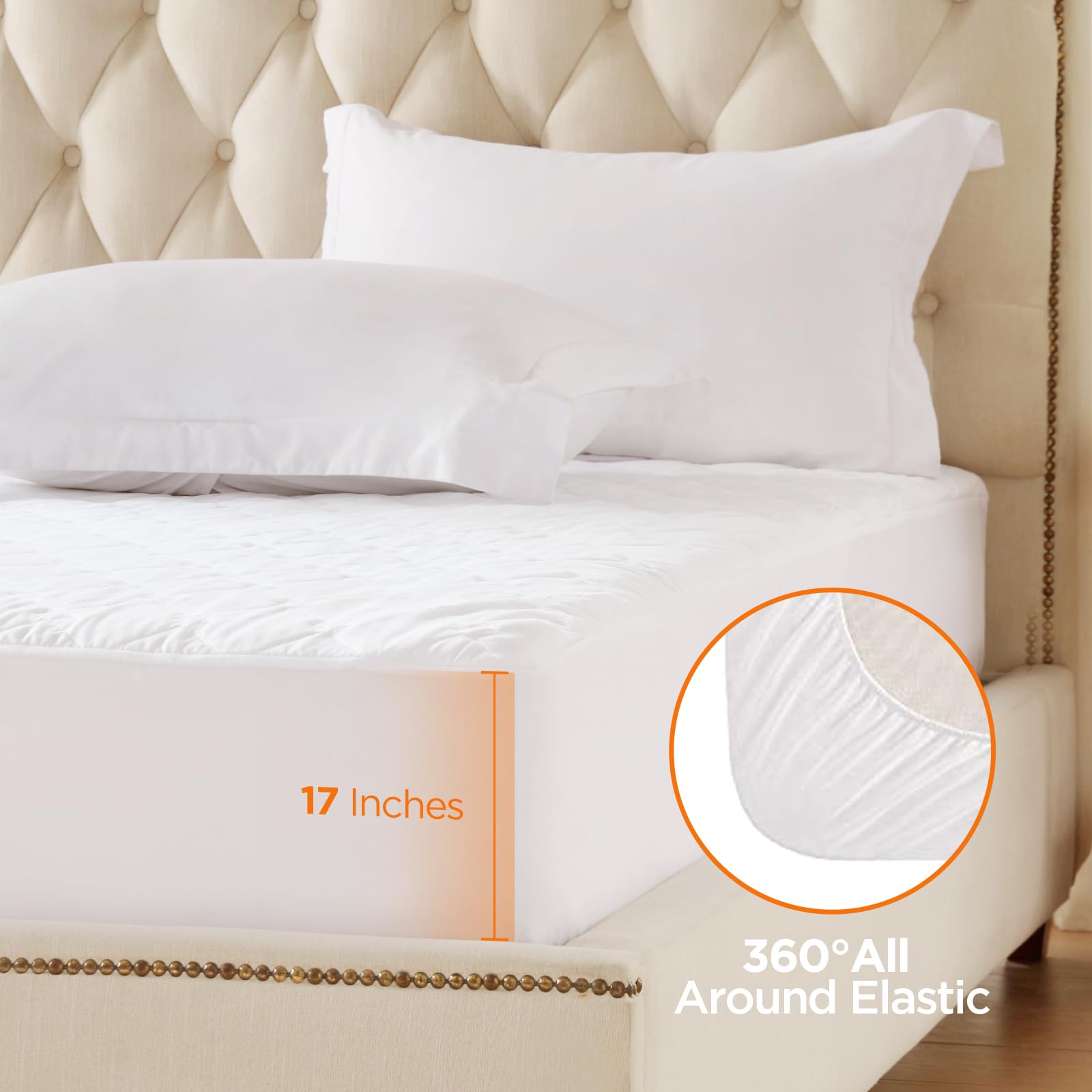 Westinghouse Electric Heated Mattress Pad Queen Size 60